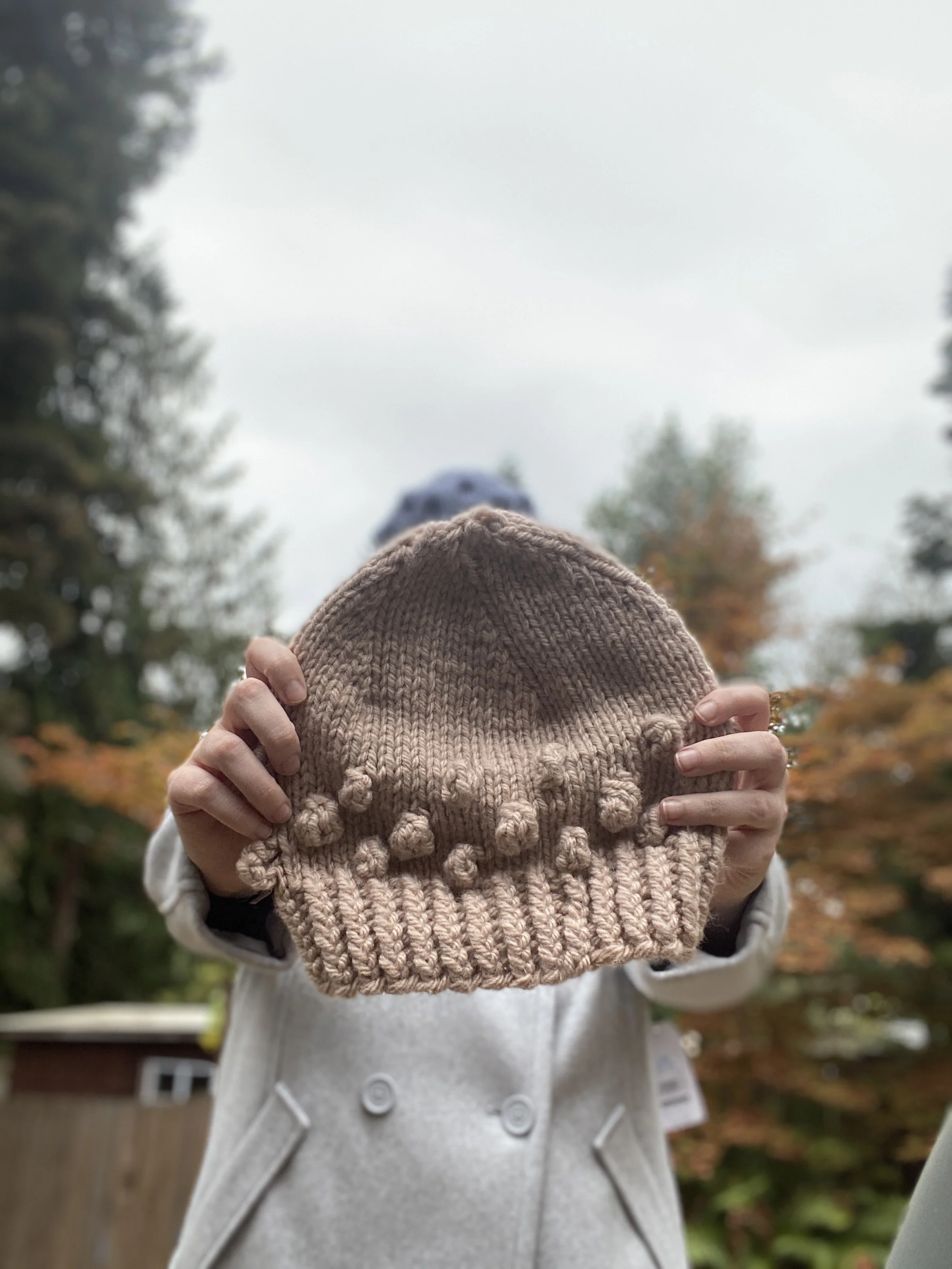 Blueberry Patch Hat PDF Knitting Pattern