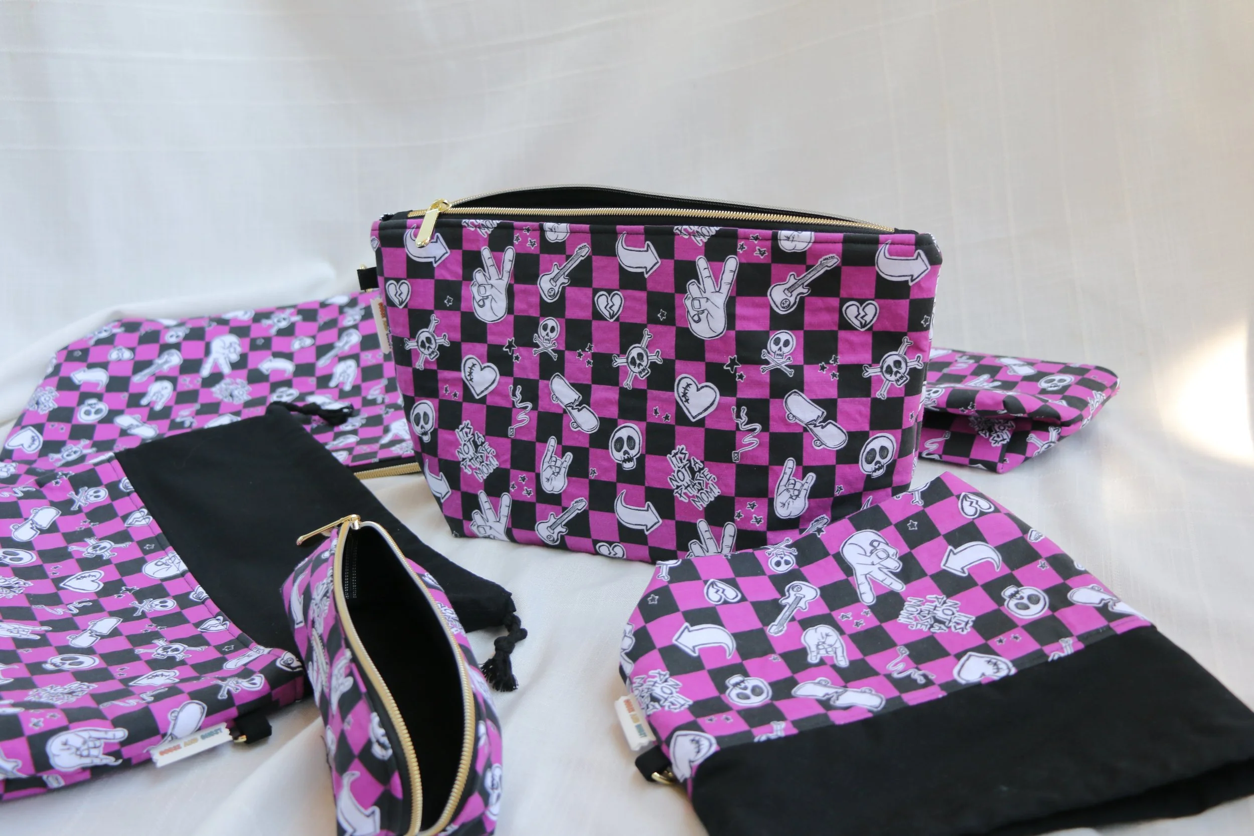 Emo Kids Small Zipper Project Bag