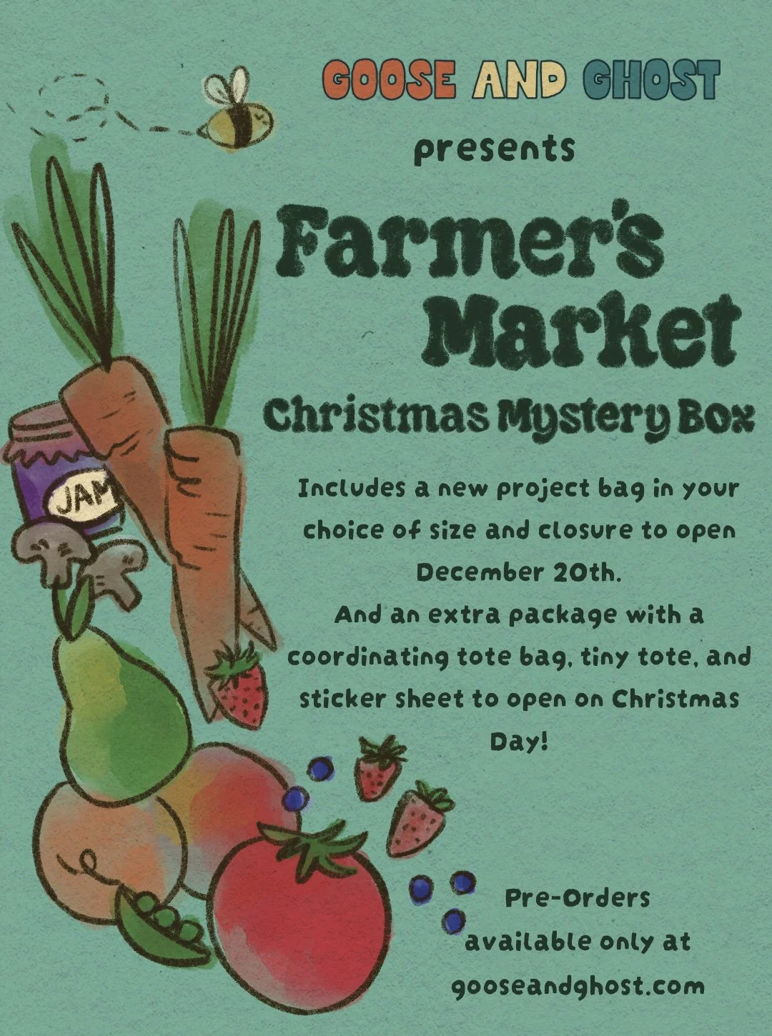 Farmer's Market Project Bag Christmas Mystery Box 2026