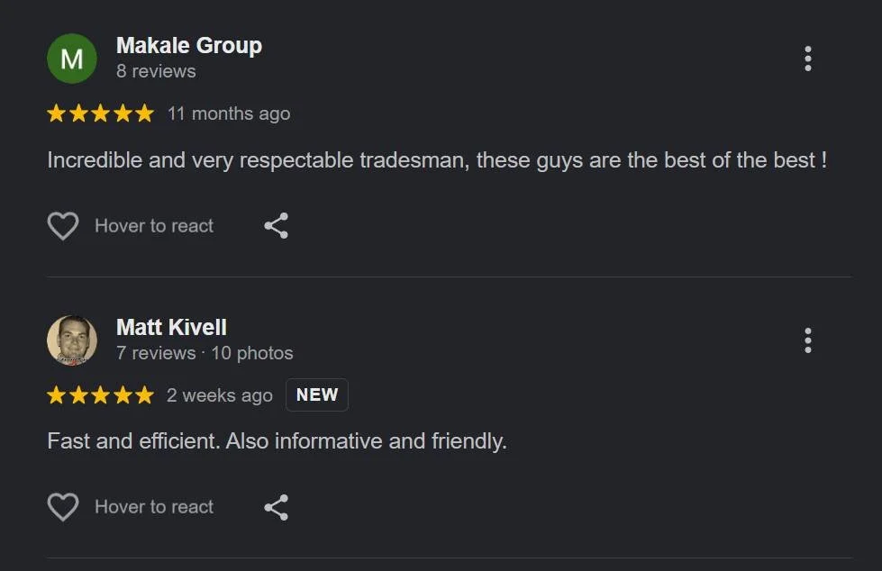 Shout out to some wonderful people and organizations who are saying kind things about our team. We work hard to make sure that everyone receives the best service!