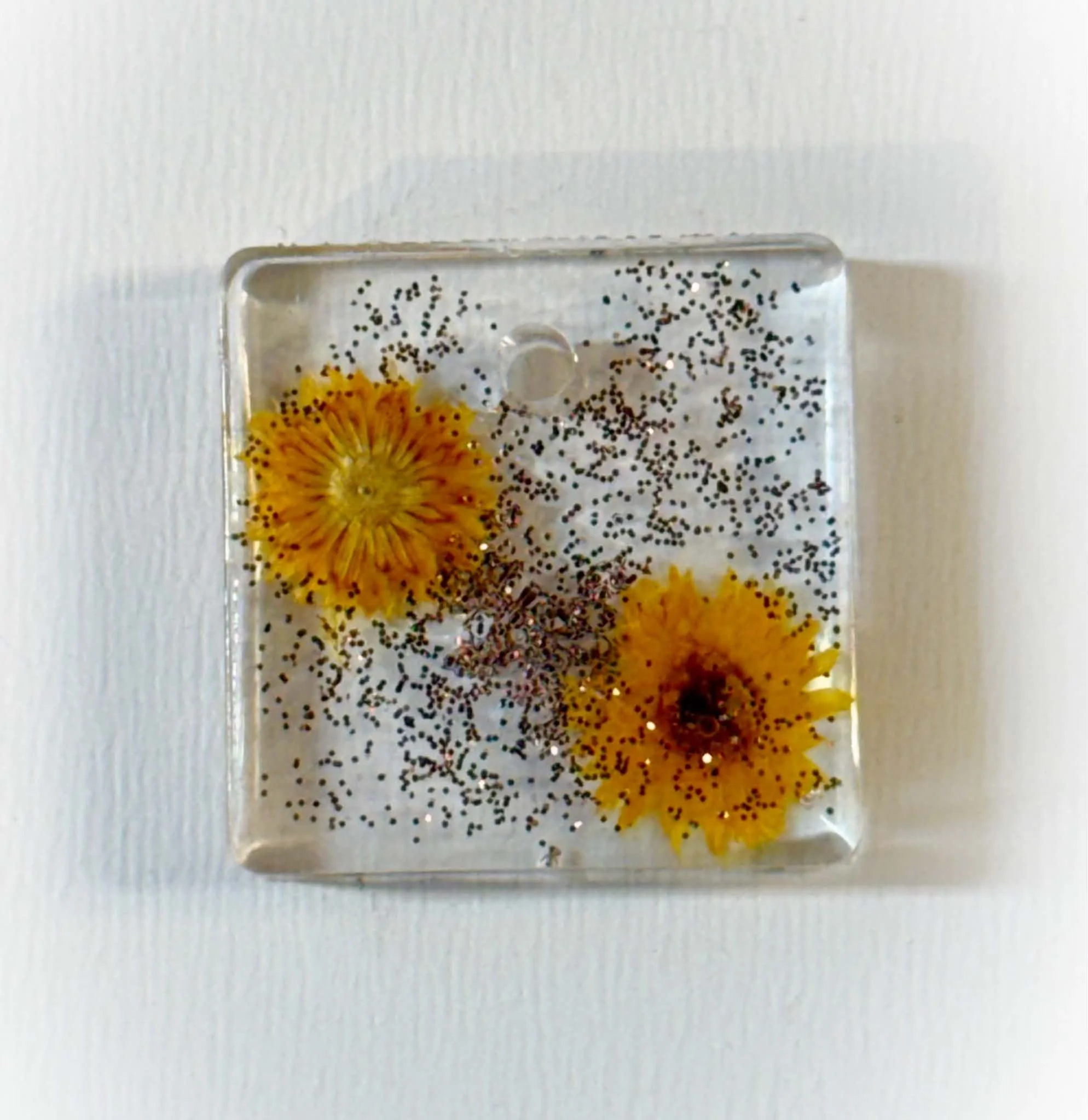 Wildflower Resin Pendant