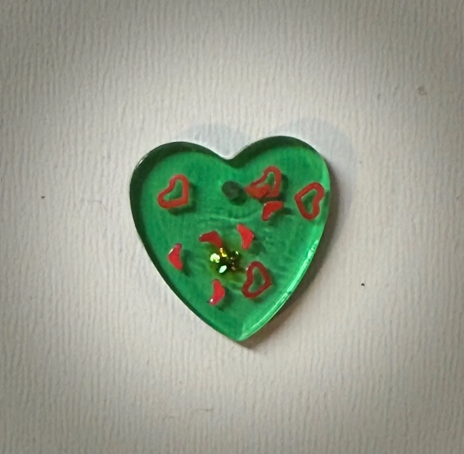 Wild Heart Resin Pendant