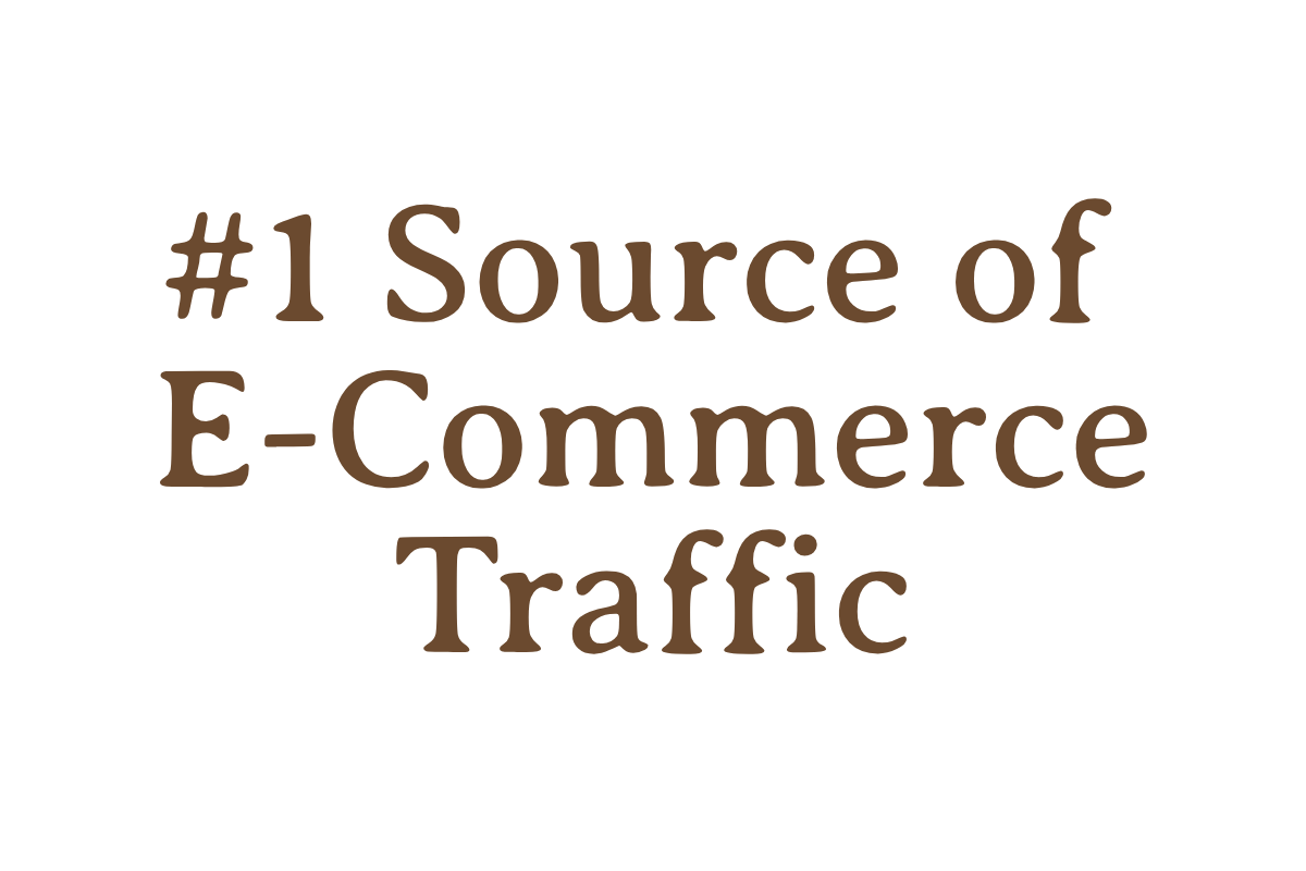 Instagram case study results for Hive Palm Beach managed by Ingrid Marinak, South Florida social media manager. Text reading '#1 Source of E-Commerce Traffic' with a dark background.