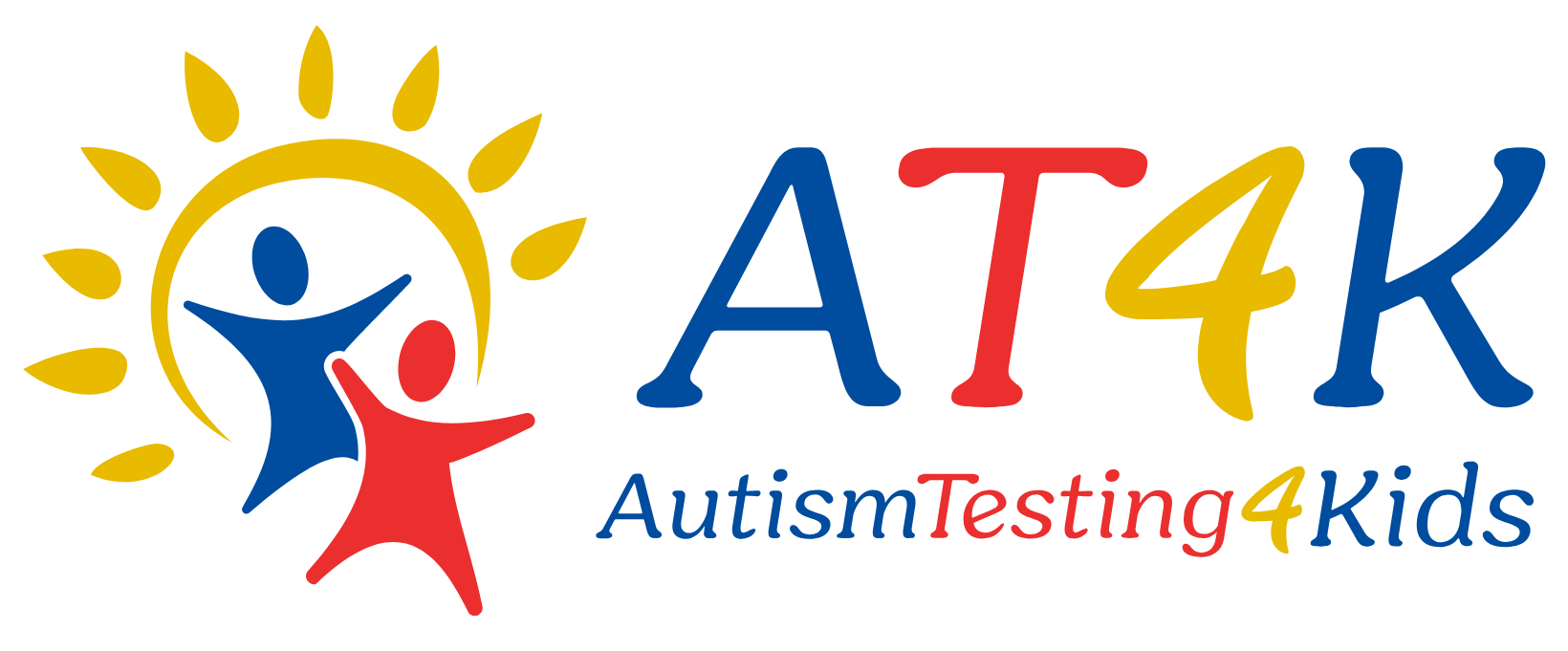 Autism Testing 4 Kids (AT4K) logo, Evergreen Therapeutics' partner for autism evaluations.