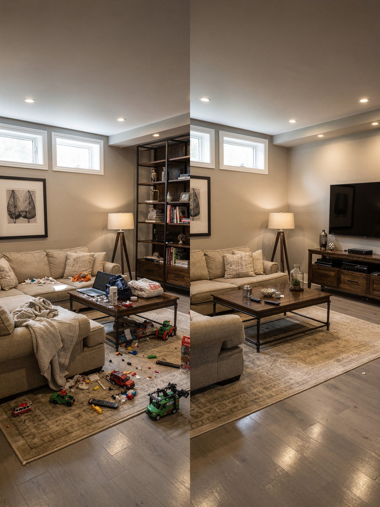 Finished Basement Standard Clean