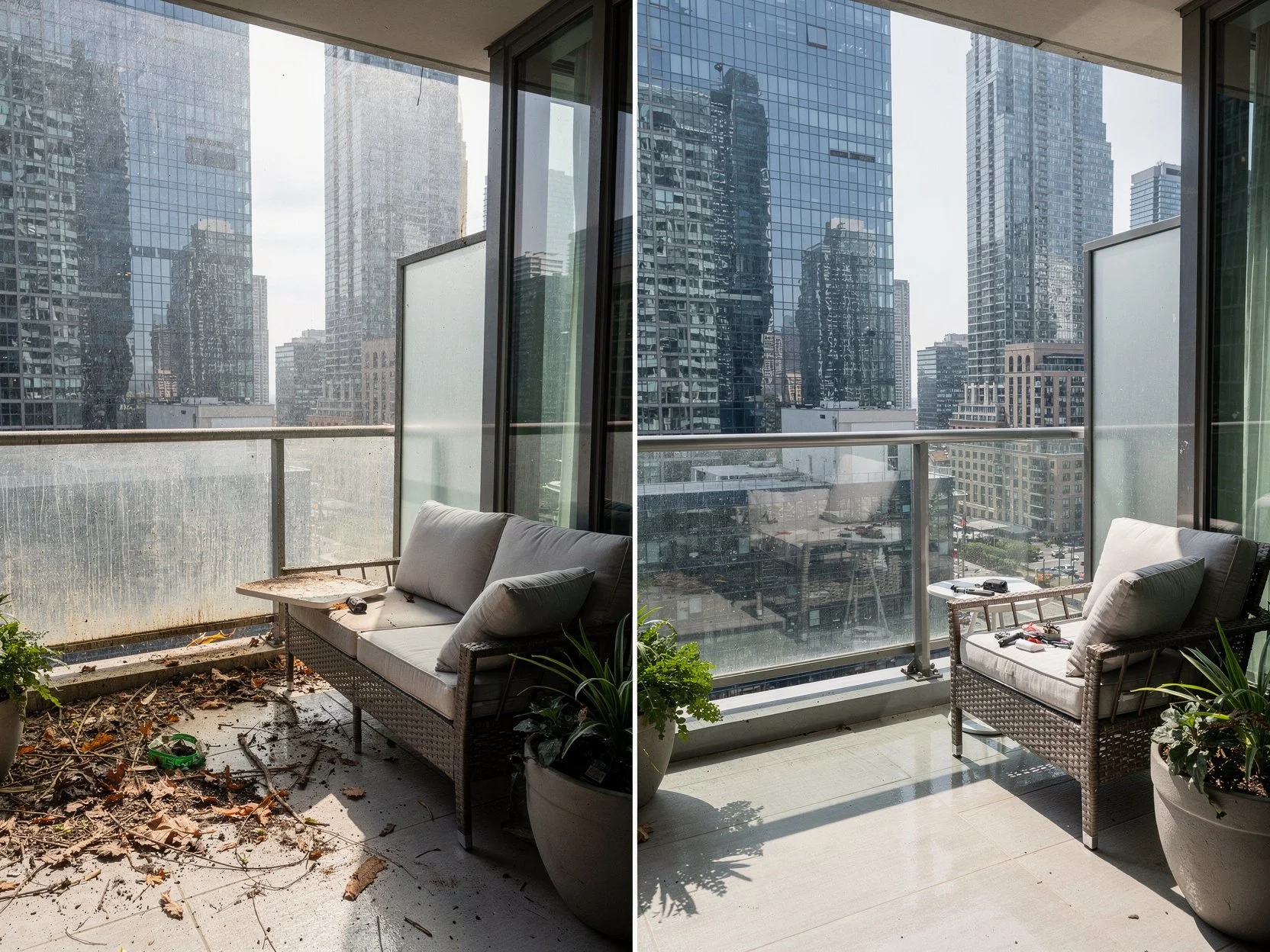 Balcony / Patio Cleaning