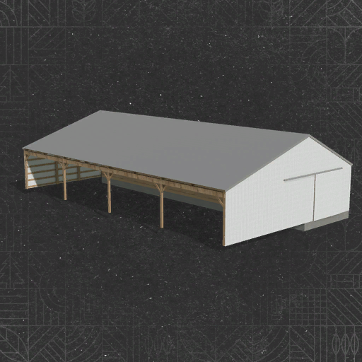 Old 3 Side Shed