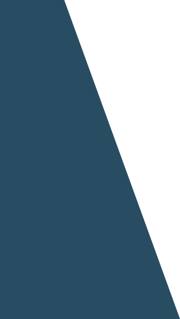 An abstract graphic with a large black right triangle on the top right, a dark blue area on the left, and a small black triangle at the bottom.