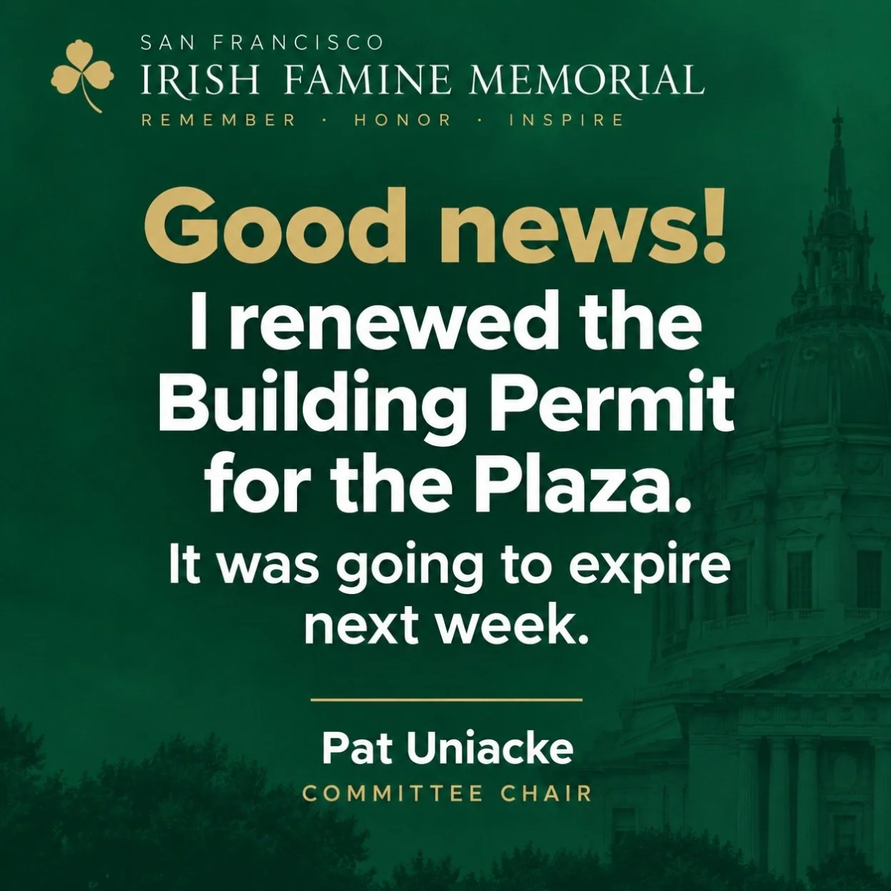 See profile for S.F. Famine Memorial website link&hellip;