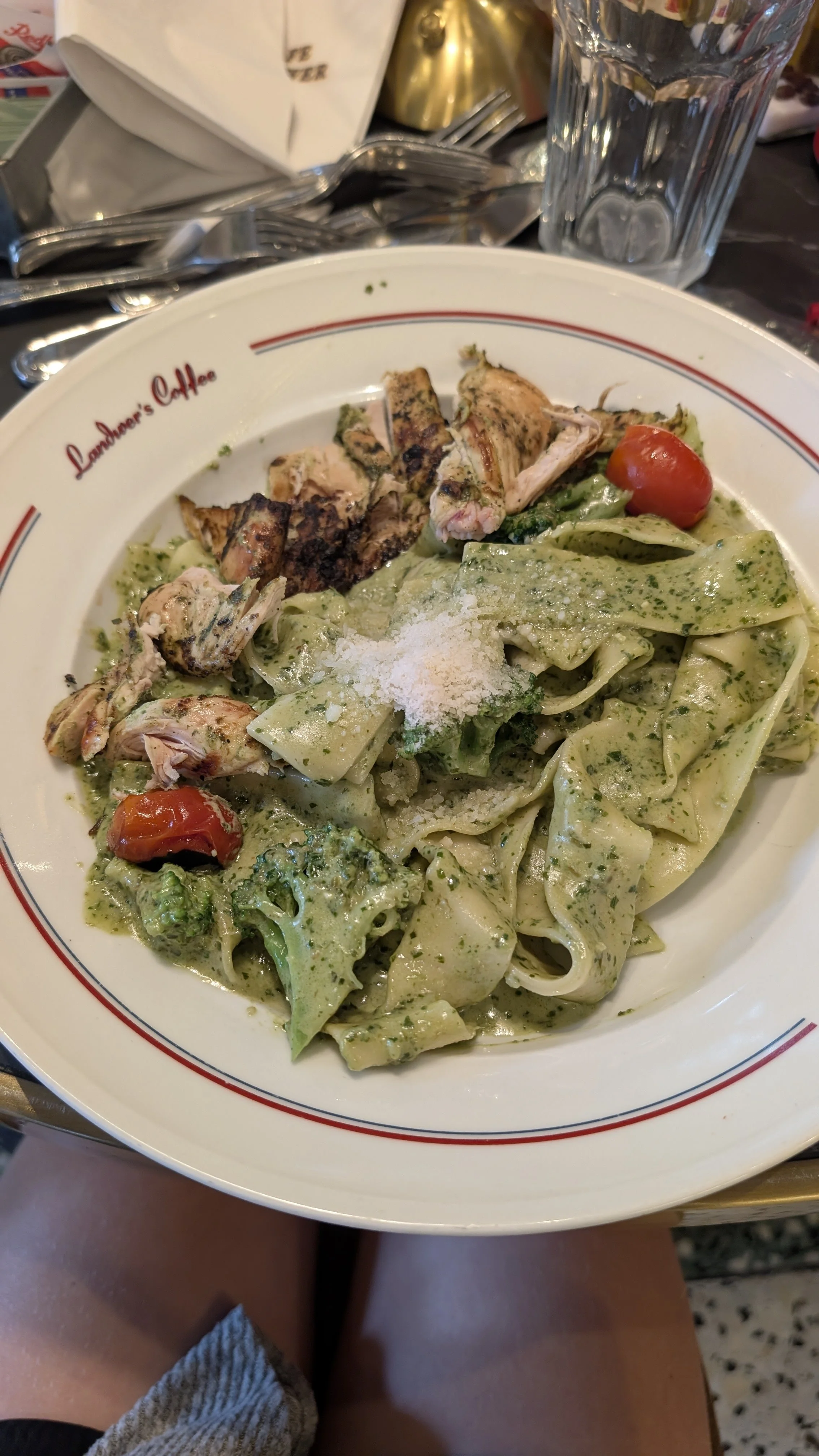 My Pesto Pasta from Cafe Landwer
