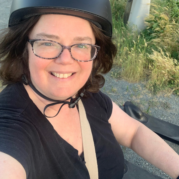 One of the first to try Nanaimo's new e-scooters