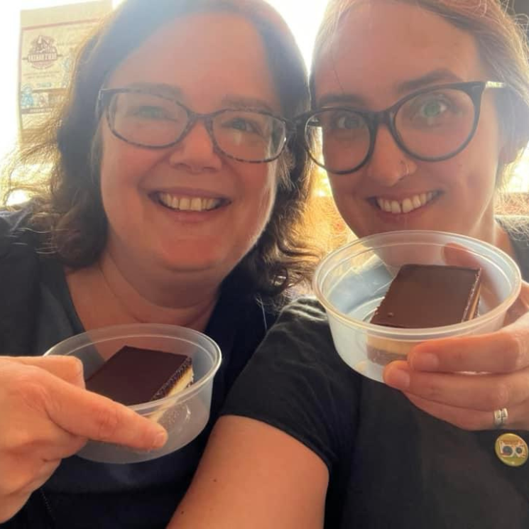 On the search for the best Nanaimo bar with my visiting friend from the East Coast
