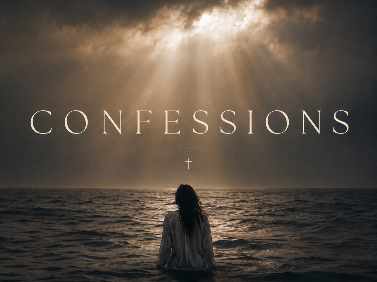 Cover artwork for “Confessions,” an original Christian worship song by VM Worship.