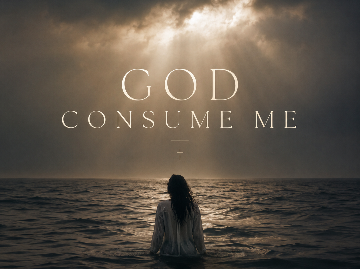Cover artwork for “God Consume Me,” an original Christian worship song by VM Worship.