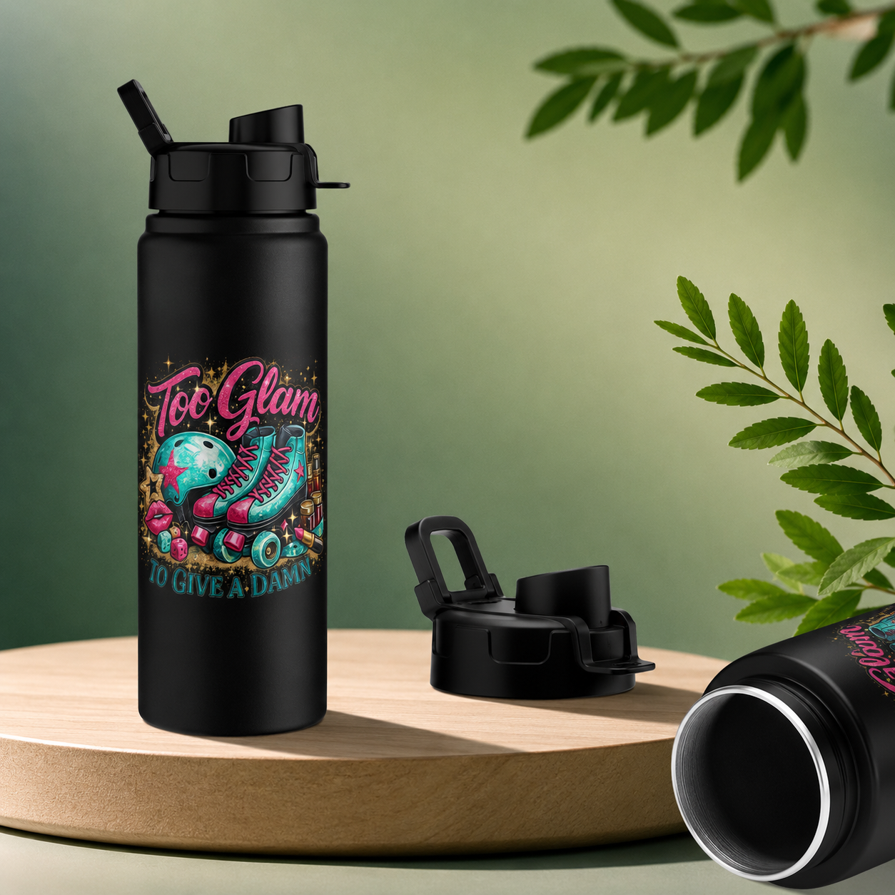 25 oz Water Bottle - Too Glam