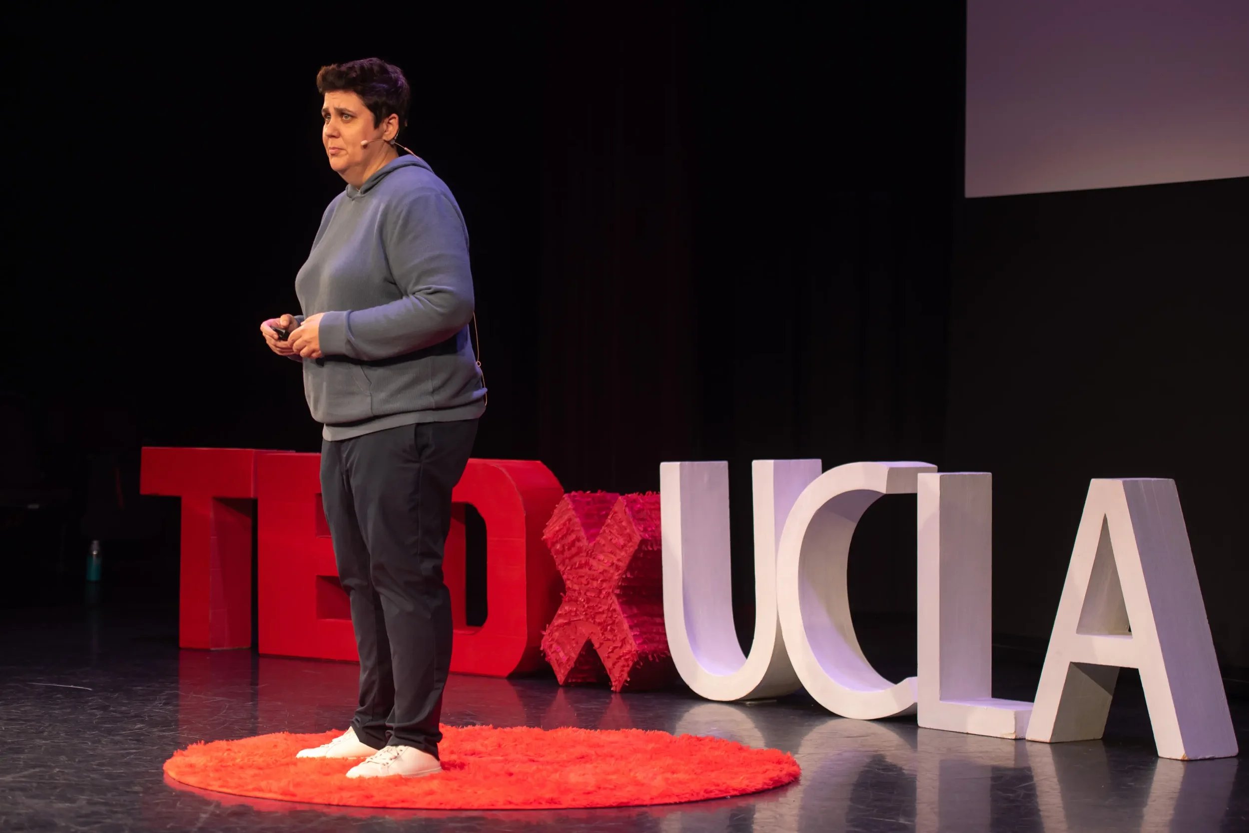 Corey Crossfield giving a TEDxUCLA talk about synethesia and embracing what makes you unique.