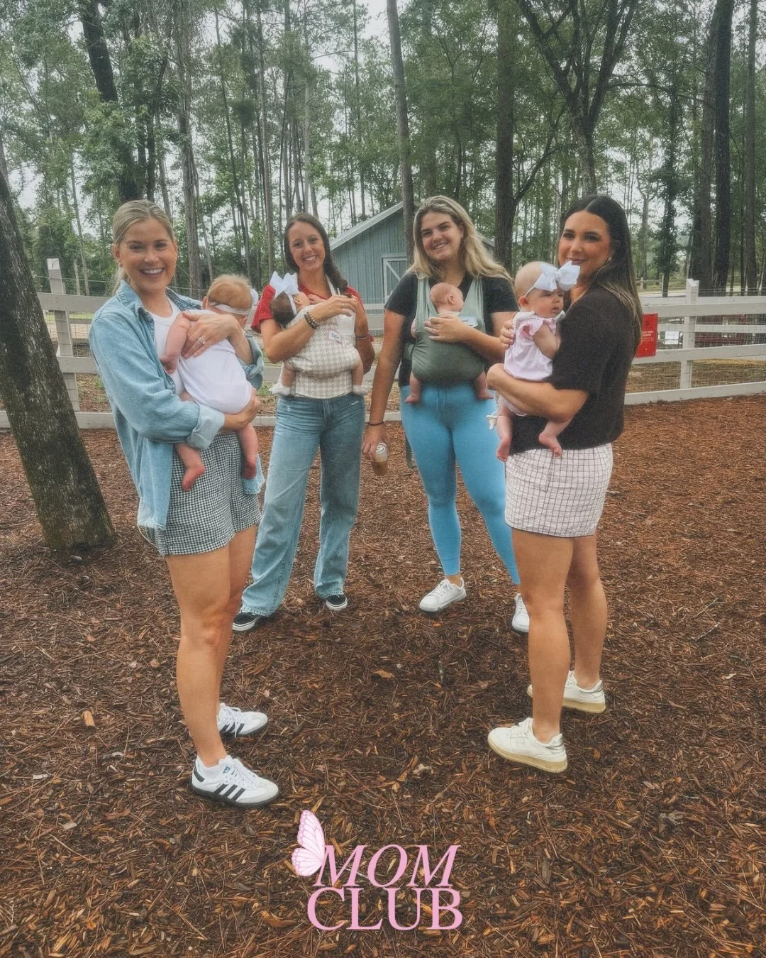 Rain or shine, the moms still showed up.

Babies in carriers, toddlers in tow, coffee in hand.

When I saw the rain coming down this morning, I won&rsquo;t lie&hellip; I started getting in my head a little. We had talked this meetup up, watched the R
