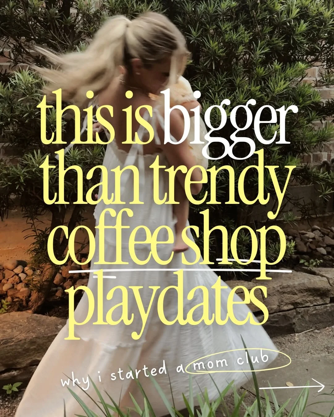 I didn&rsquo;t start this because I found the magic solution to motherhood or suddenly had it all figured out.

I started it because I know what it feels like to desperately crave community too.

And honestly&hellip; I think bringing moms together an