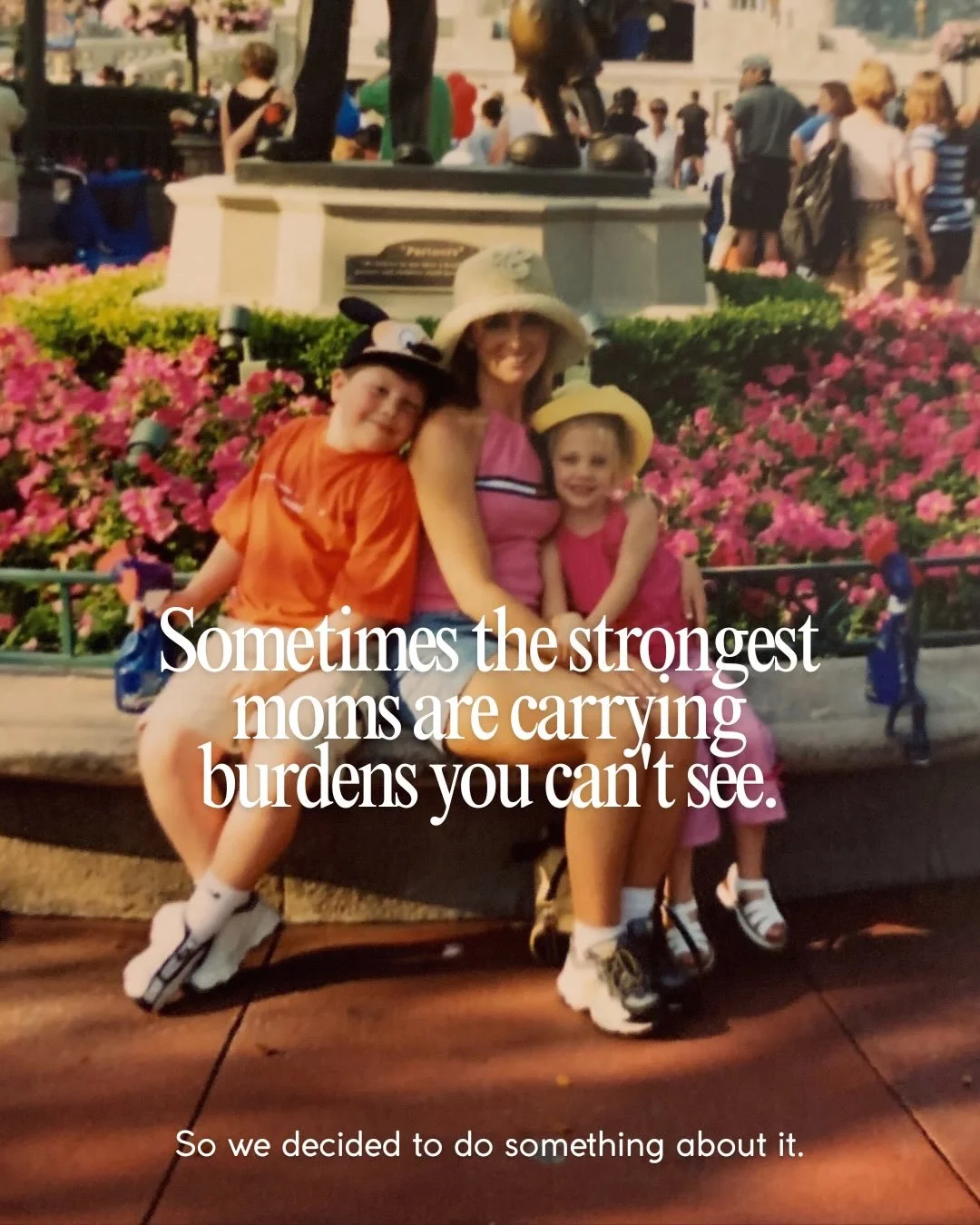 For a long time, I&rsquo;ve been talking about community.

But the truth is, community was never the end goal.

I was raised by a single mom, and now as a mom myself, I&rsquo;ve seen firsthand how heavy motherhood can be. Not just emotionally, but pr