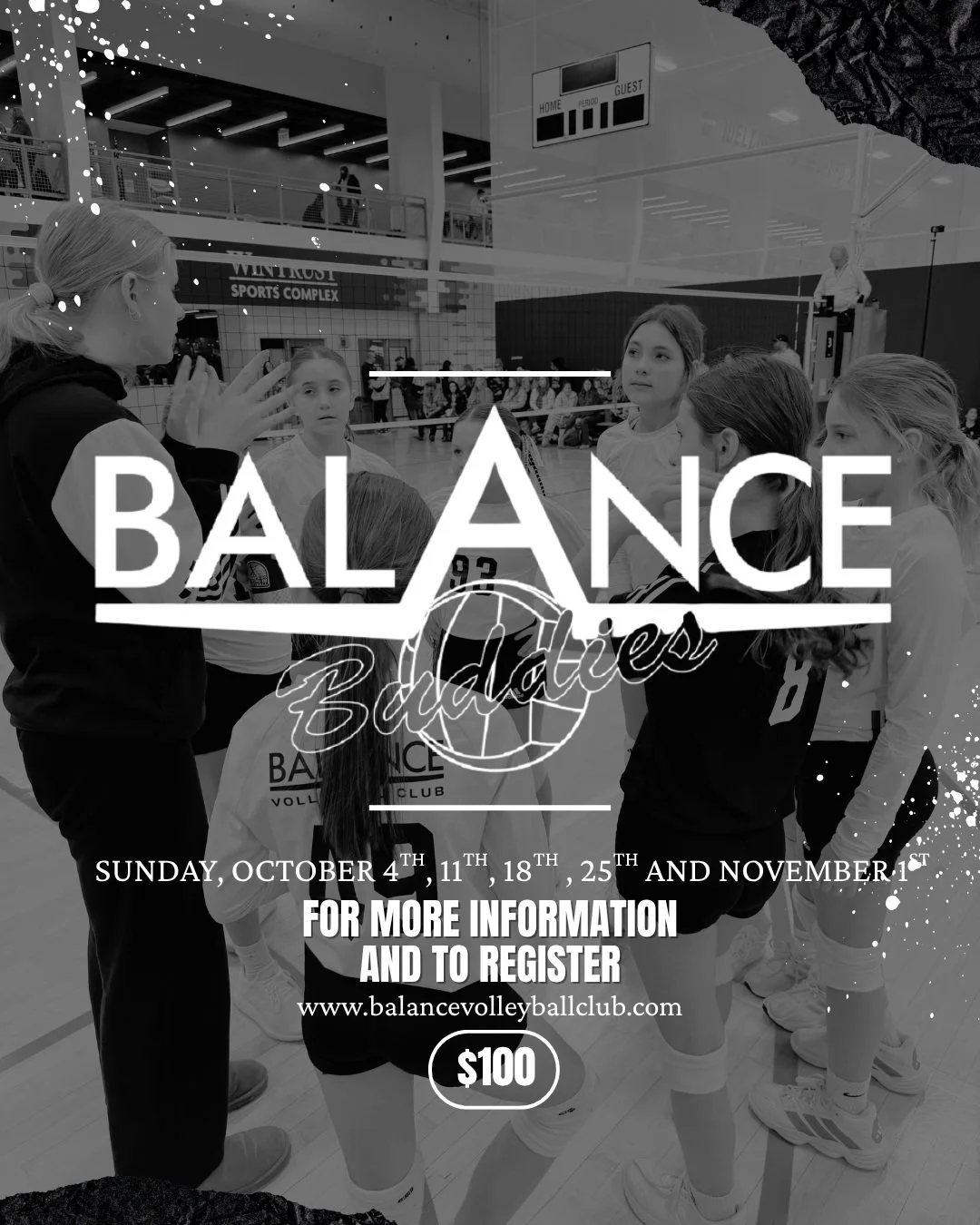 Our Balance Buddies program is a beginner volleyball training program for 3rd-8th grade athletes. Techniques of passing, setting, serving, and attacking will be taught at introductory levels while also learning the game and having fun!

Balance is ex
