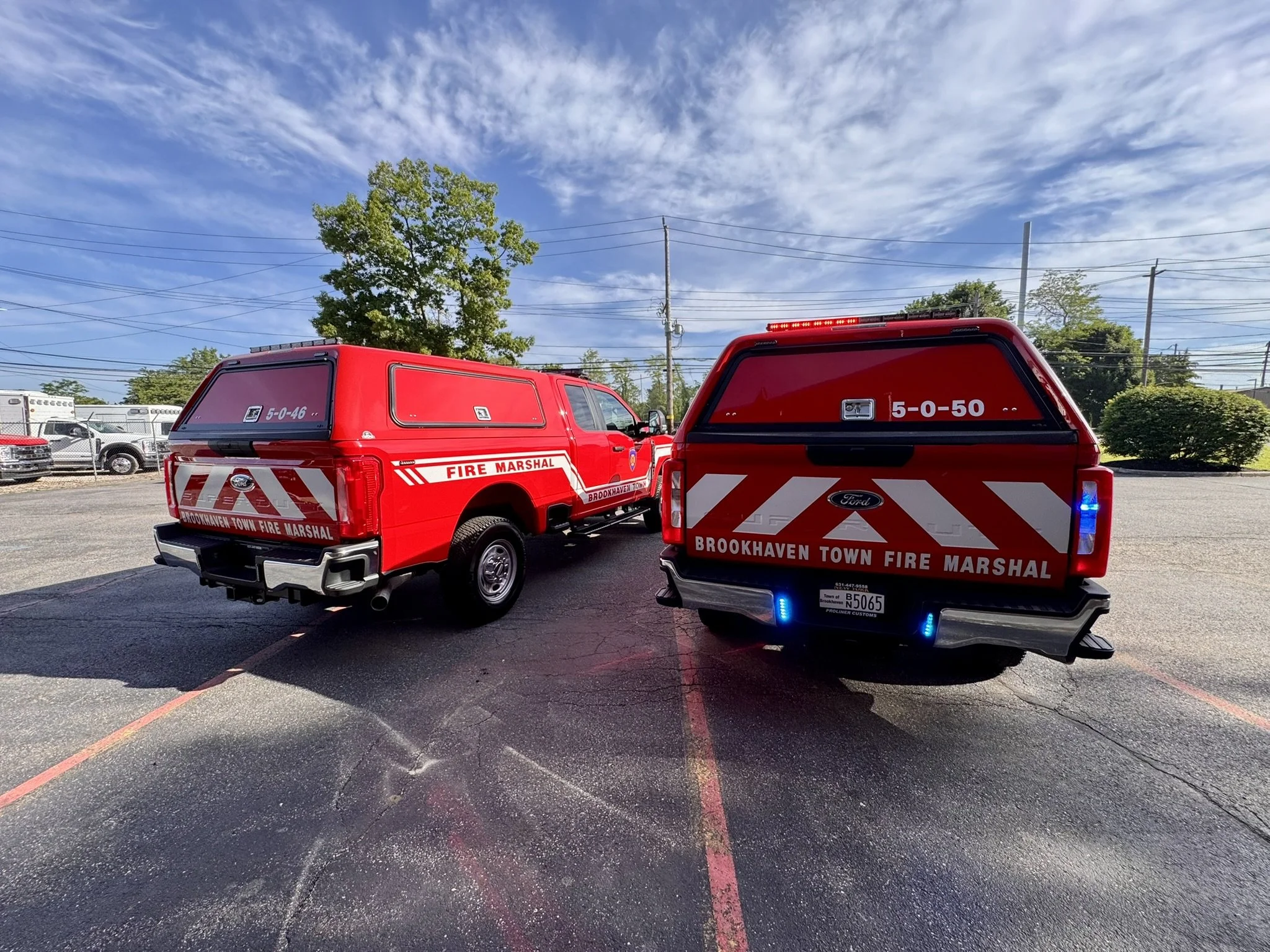 Brookhaven Town Fire Marshal's New Trucks 