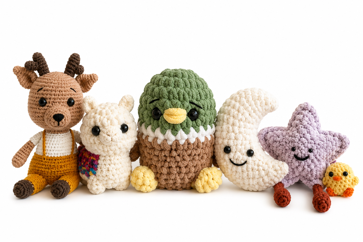The Wonder Collective story friends together, including Rupert Reindeer, Stanley Snail, Mabel Duck, Luna Moon, Little Star and Pipkin Chick.