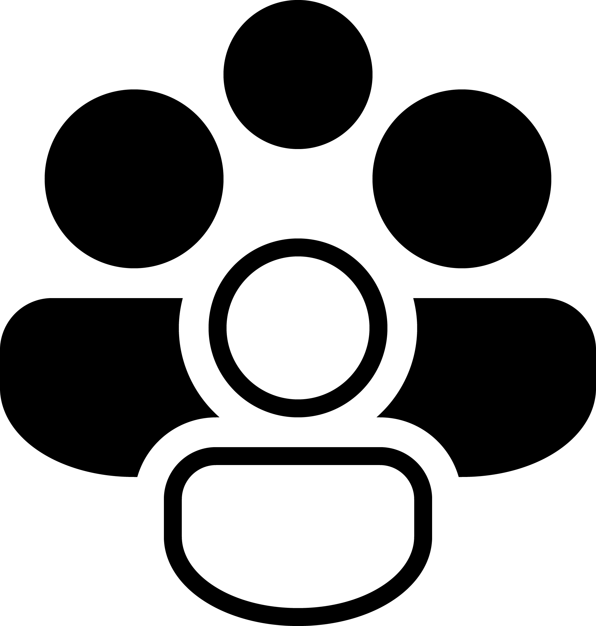 An icon showing 1 in four people highlighted.