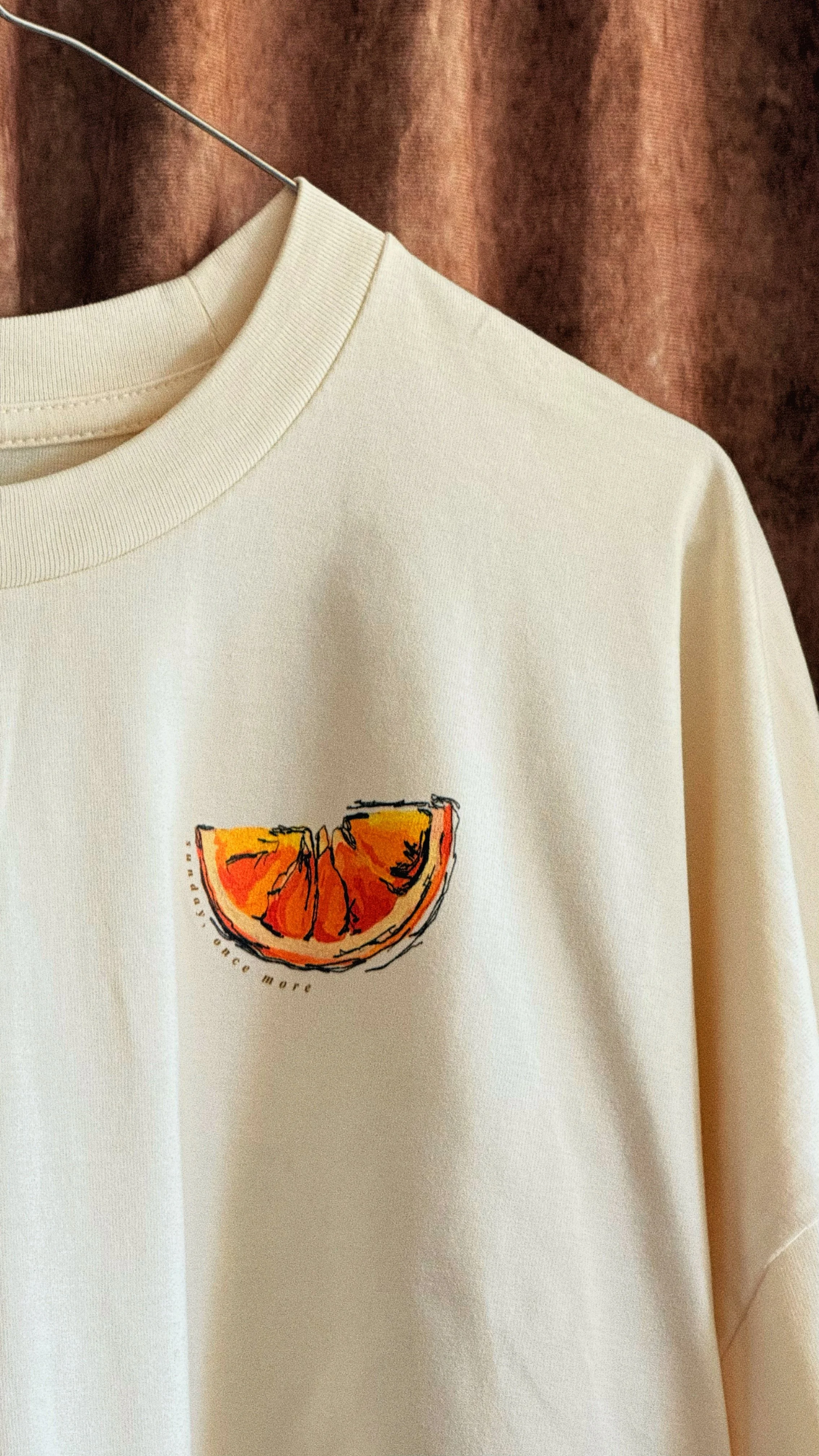 front oranges tee by abiy babatunde.JPG