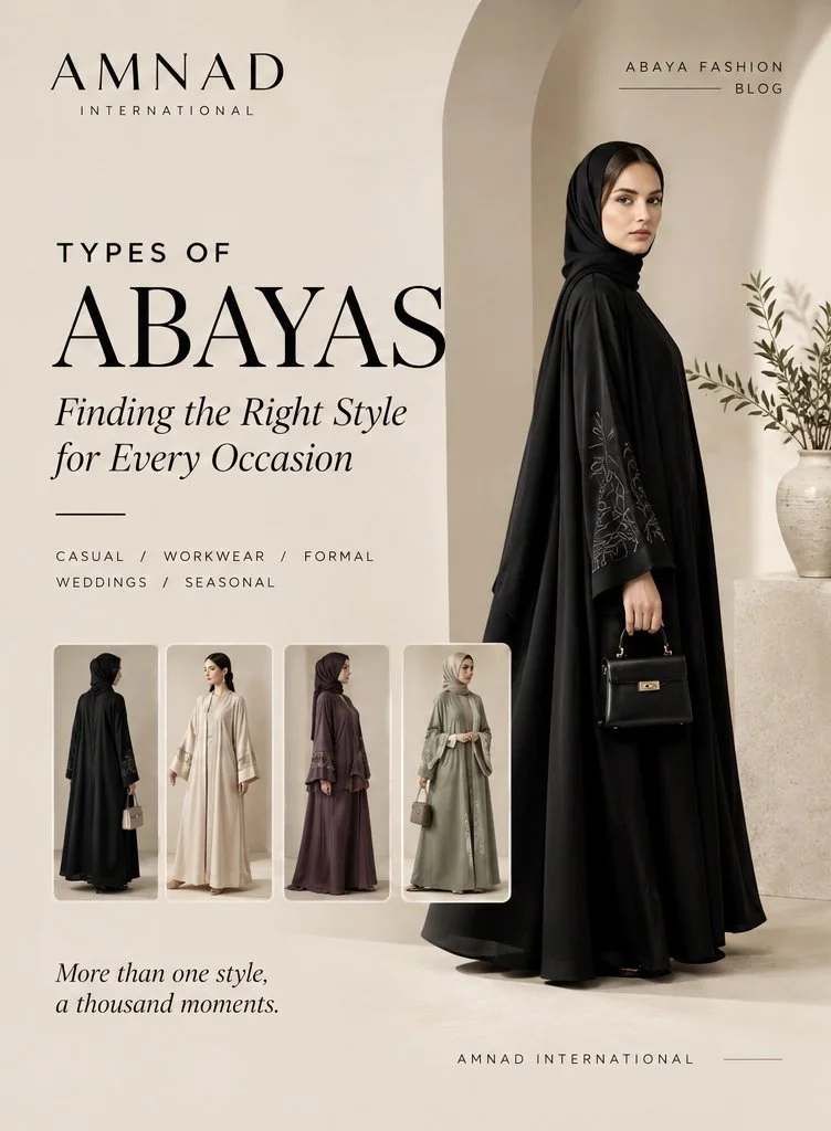 Types of Abayas: How to Choose the Perfect Abaya for Your Style and Comfort