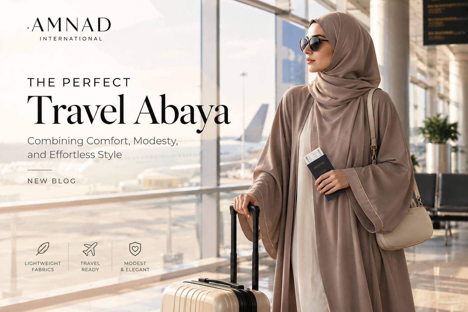 The Perfect Travel Abaya: Combining Comfort, Modesty, and Effortless Style