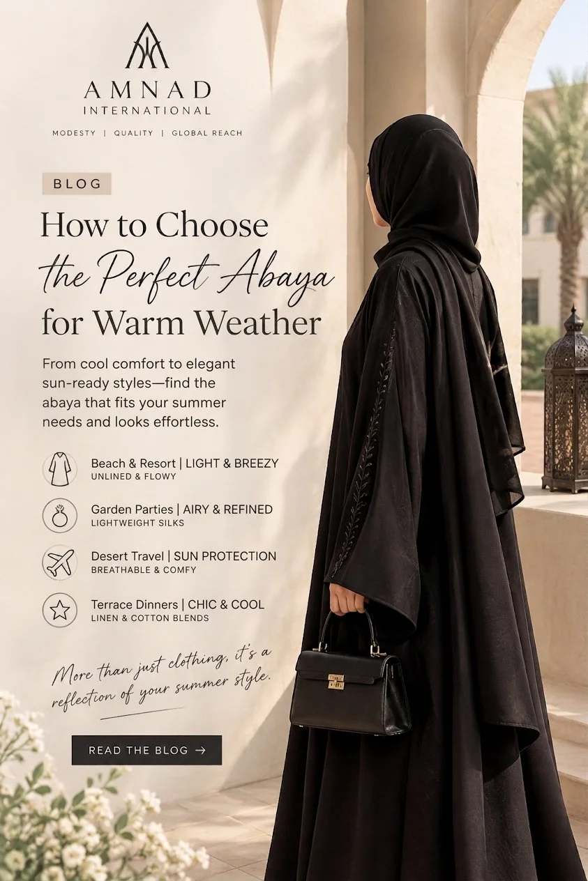 The Complete Guide to Choosing a Comfortable and Elegant Abaya for Warm Weather