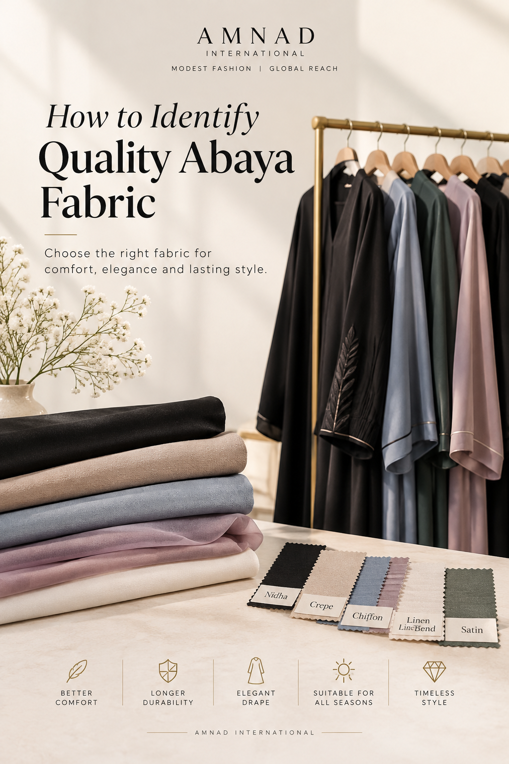 How to Identify Quality Abaya Fabric Before You Buy