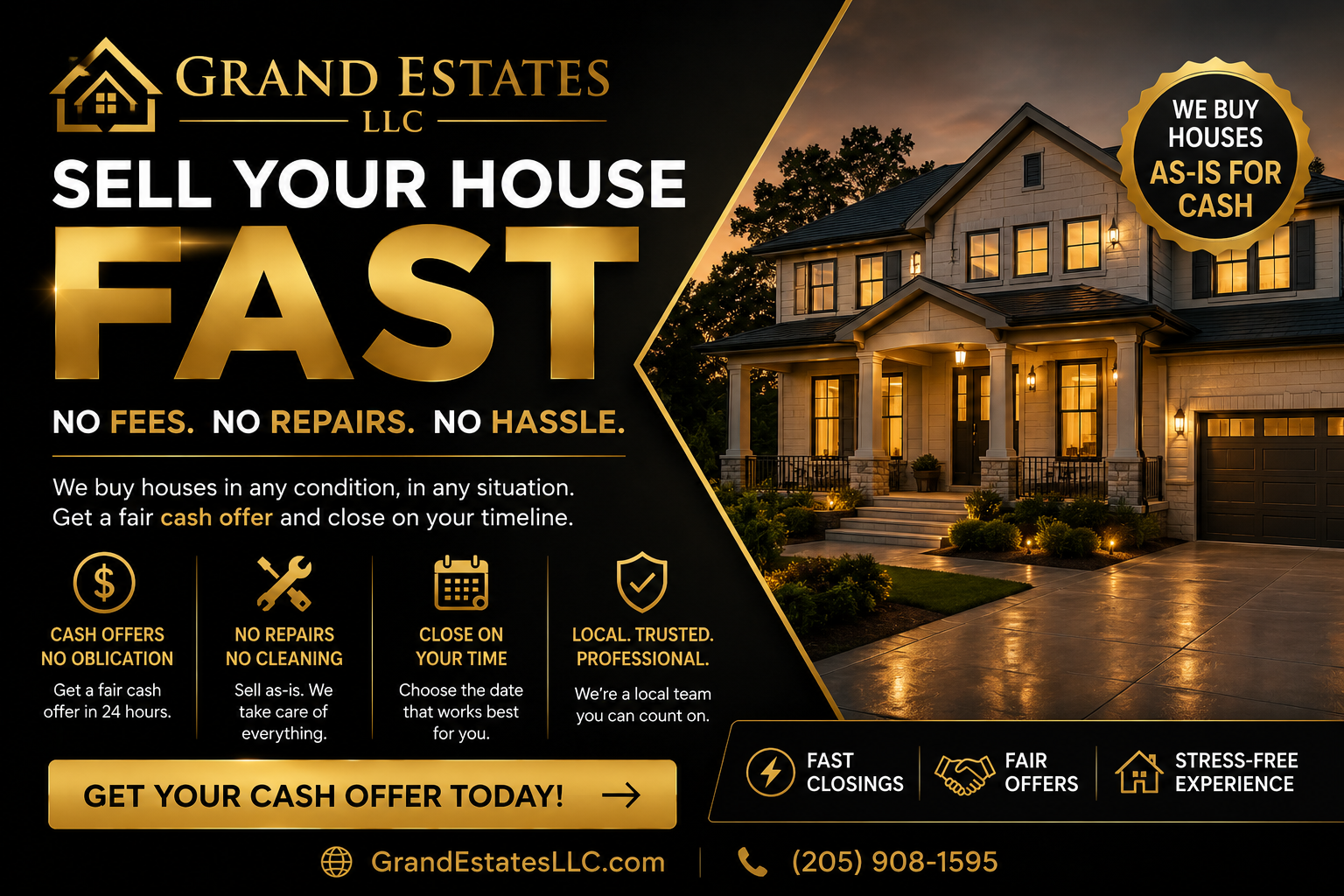 Grand Estates LLC website banner image at: www.grandestatesusa.com
