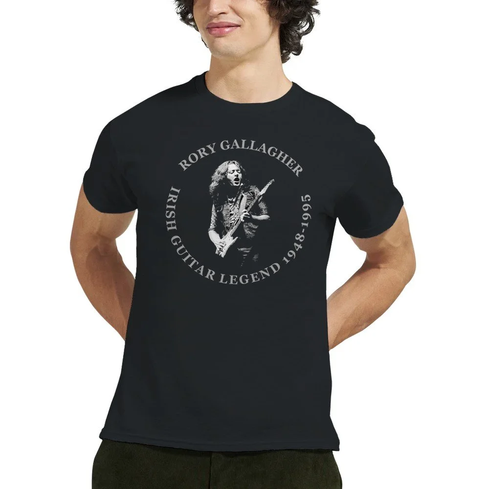Rory Gallagher Irish Guitar Legend Tribute T-Shirt | Heavyweight Cotton Tee