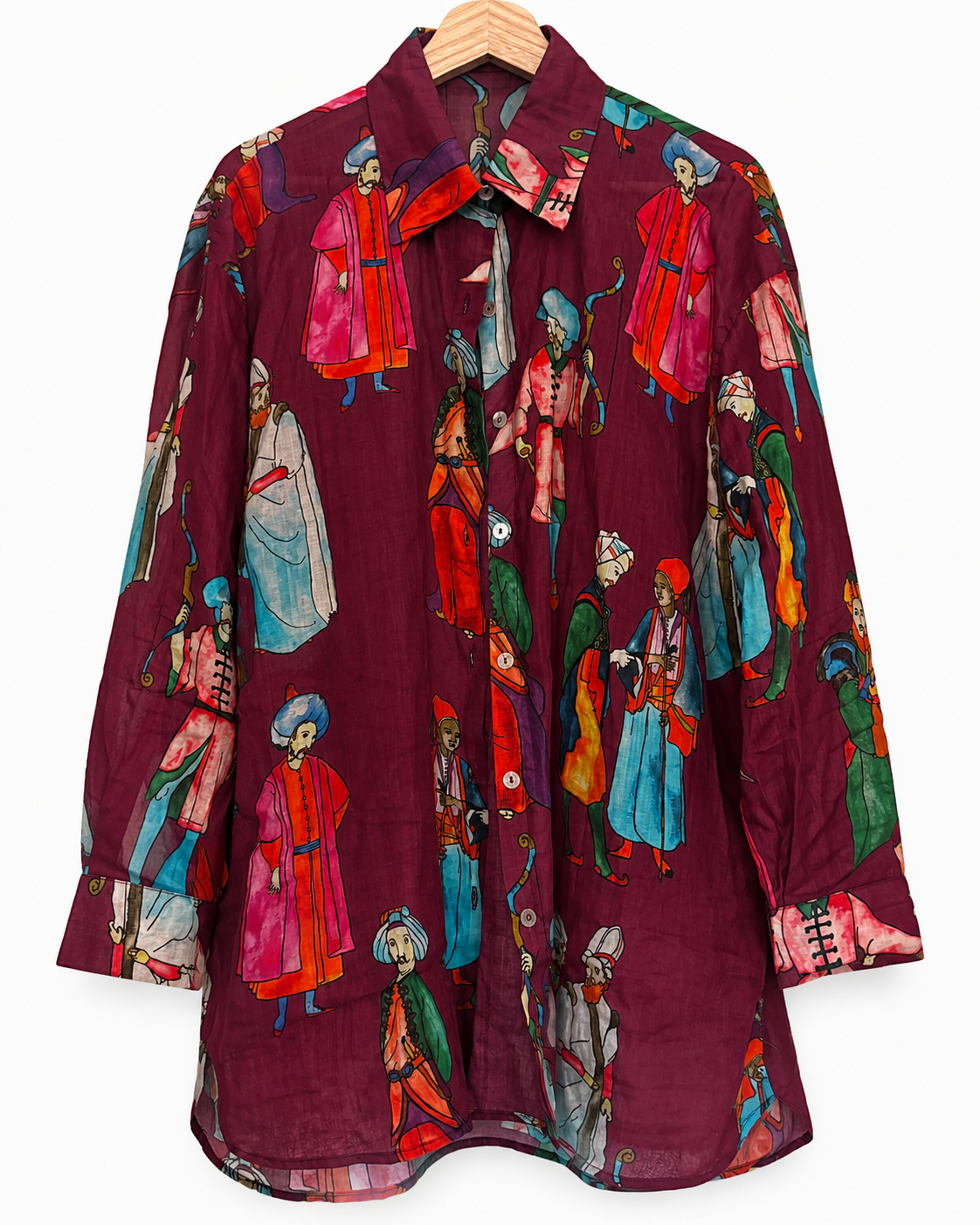 OTTOMAN CHARACTERS - RELAXED LINEN COTTON SHIRT