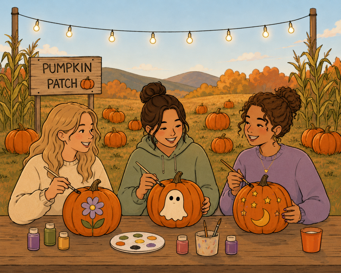 Pumpkins and Paint