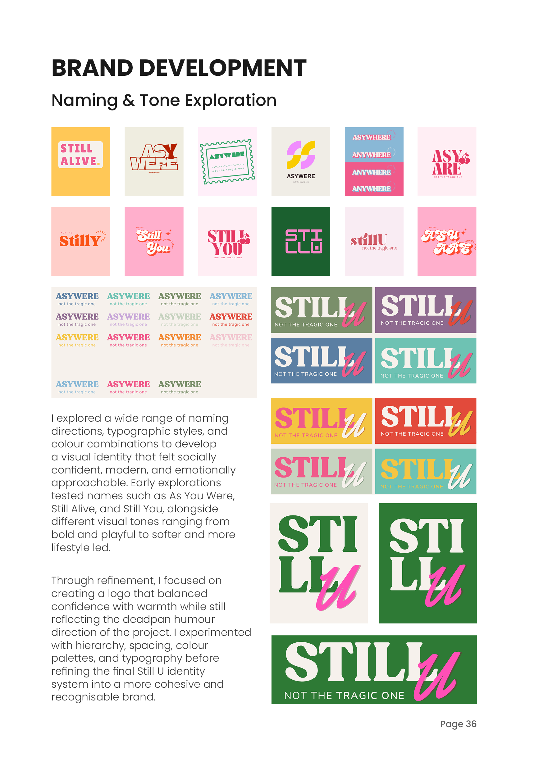 STILLU Brand Development