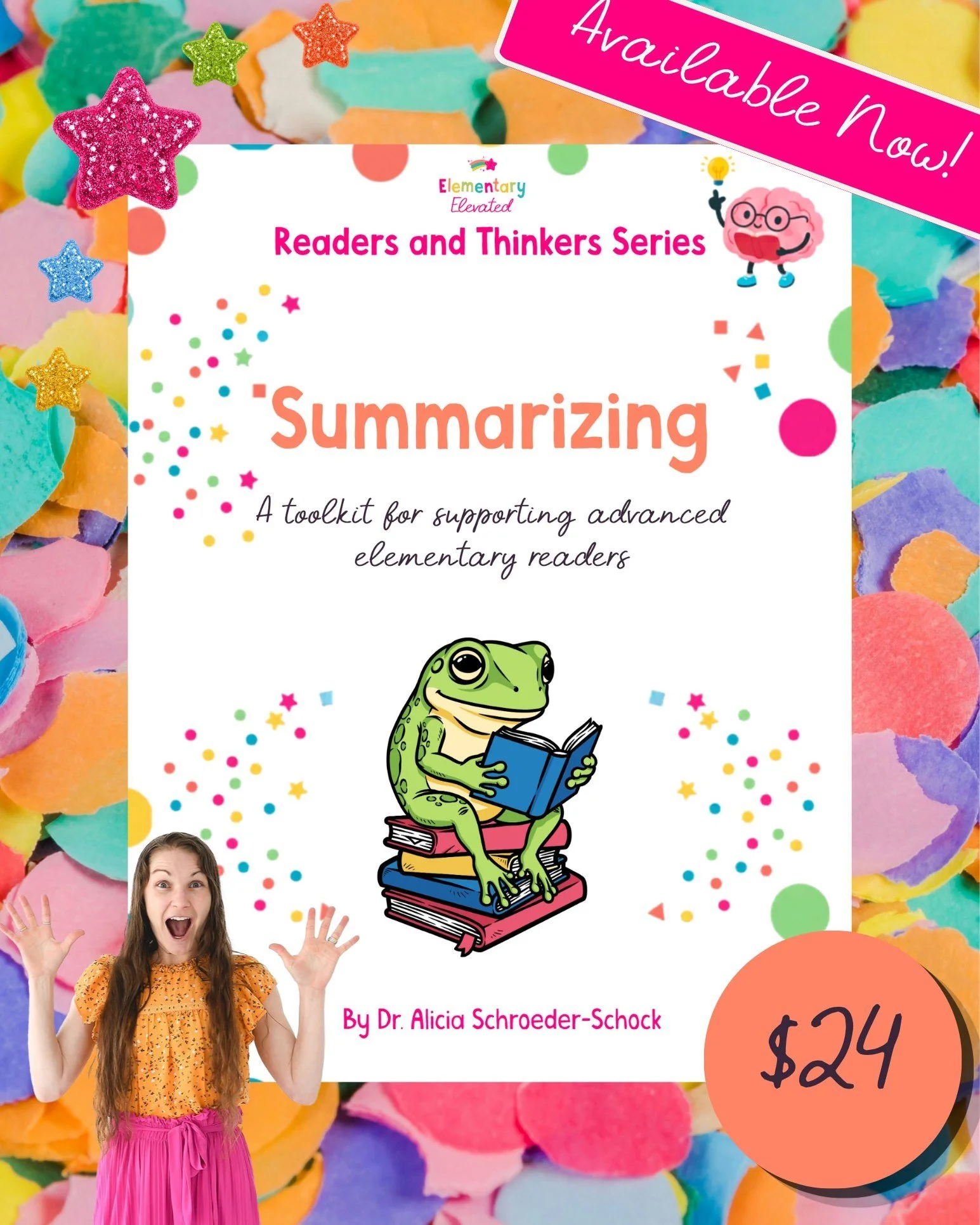 🎉 IT&rsquo;S HERE!!! 🎉

Readers and Thinkers: Summarizing is officially available!

If your students can already retell a story, complete a summary organizer, and identify the main idea, but you know they are capable of deeper thinking, this resour