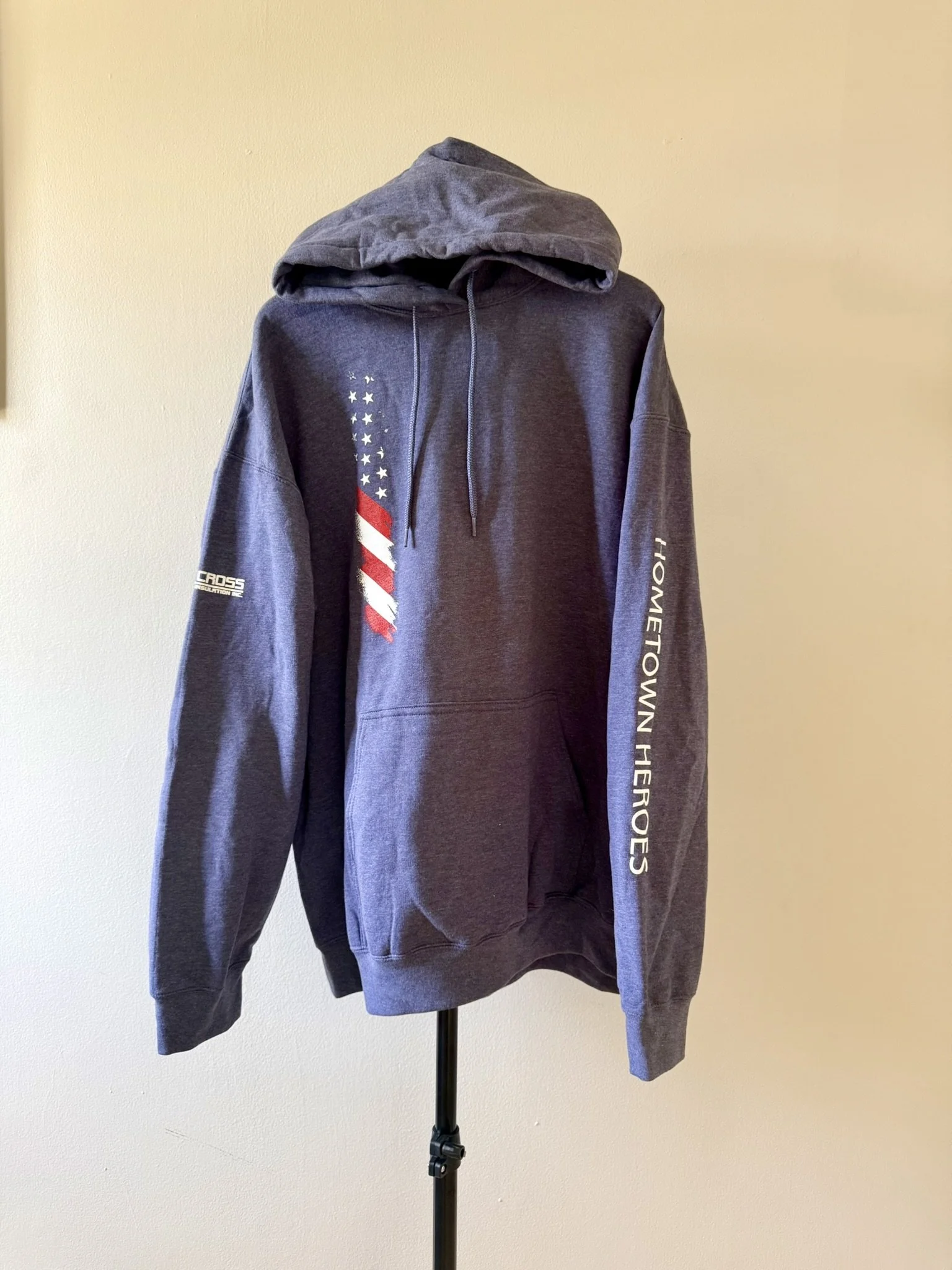 Fargo Force Hometown Heroes Navy Heather Hoodie