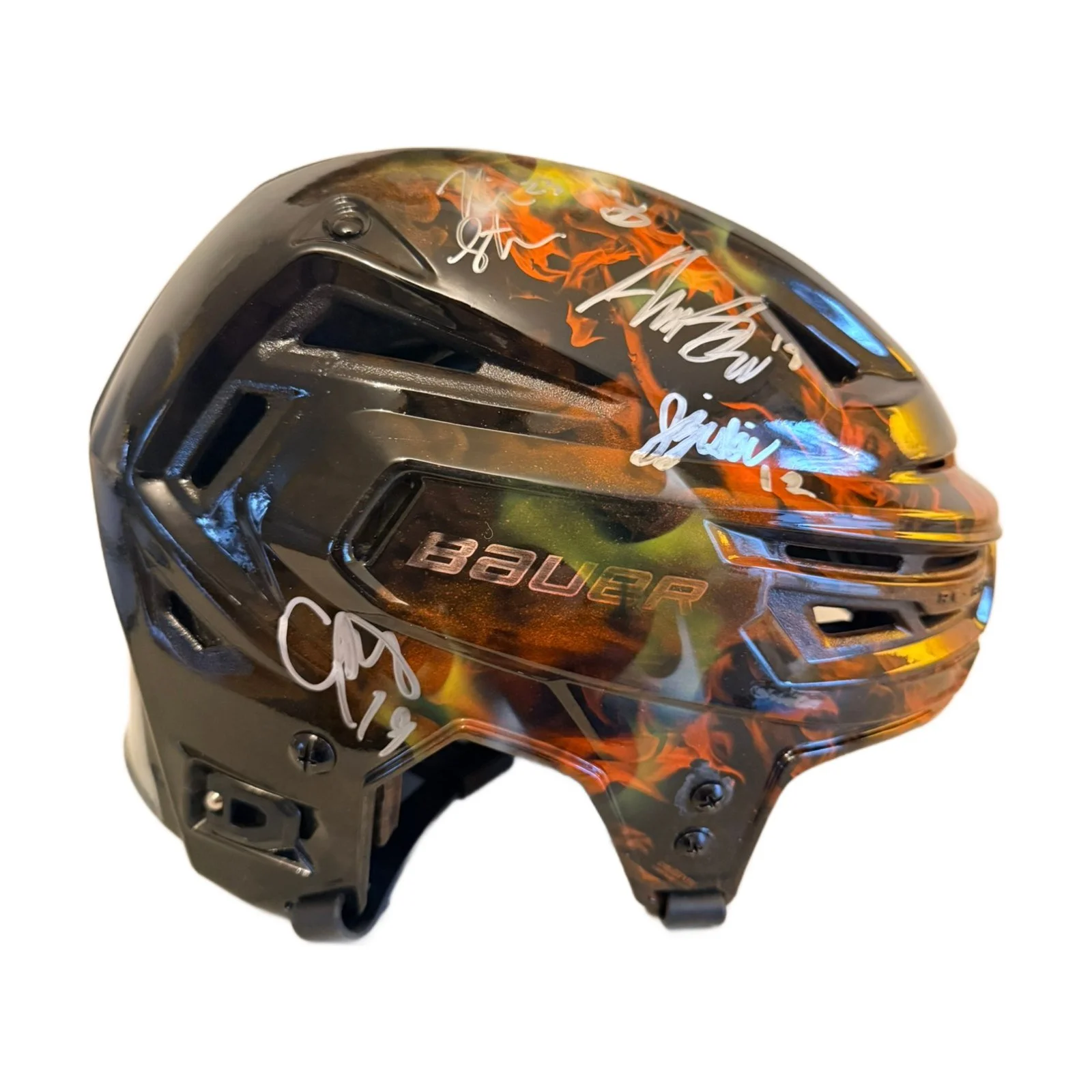 2020 Fargo Force Hometown Heroes Signed Helmet – Flames.jpg
