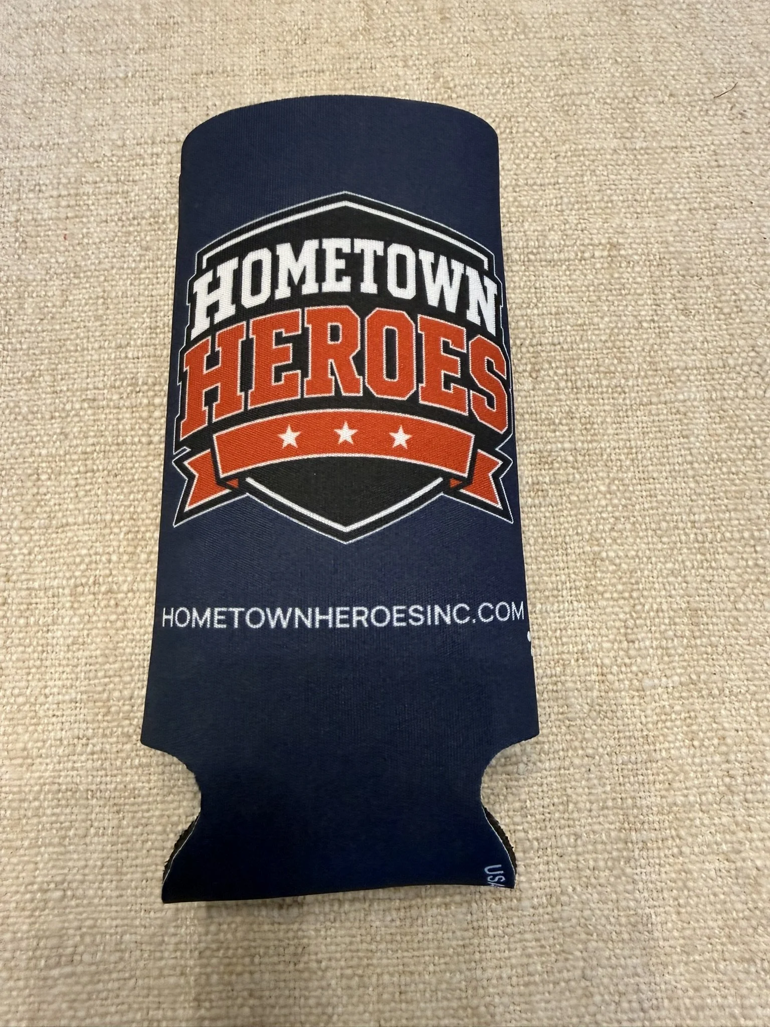 Hometown Heroes Koozie_Slim Can_Front.JPEG