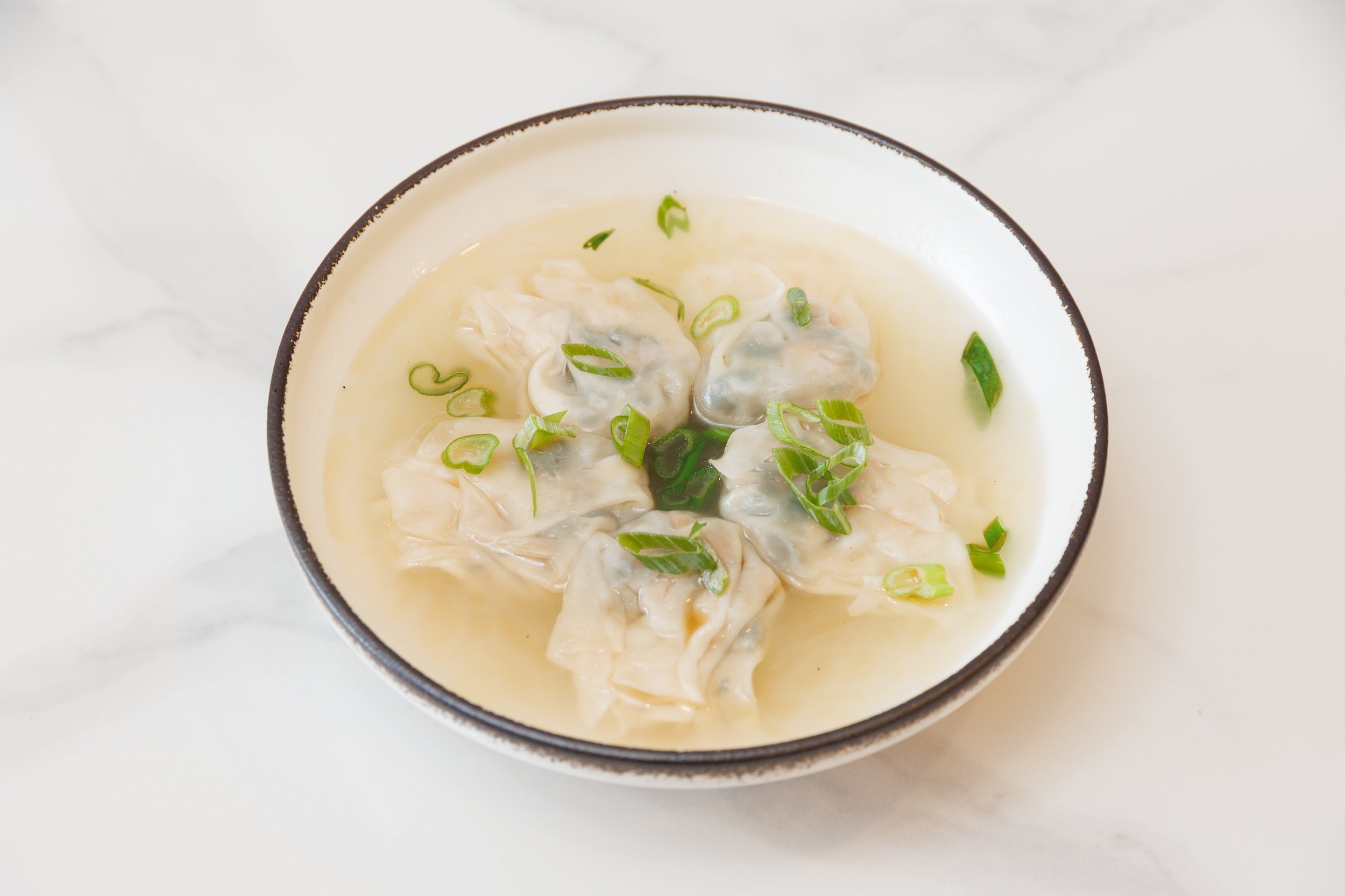 Kale Wontons Soup 羽⾐⽢蓝馄饨汤 (5) VG