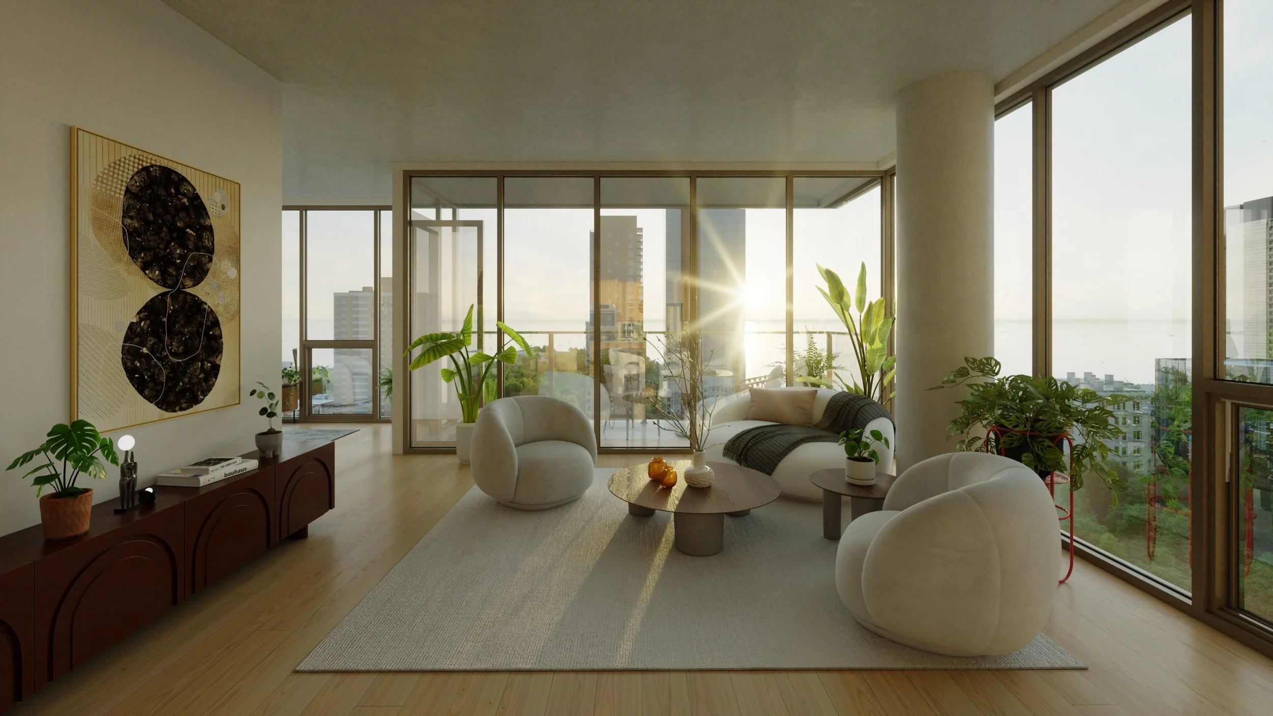 Studio E Rendering Living Room