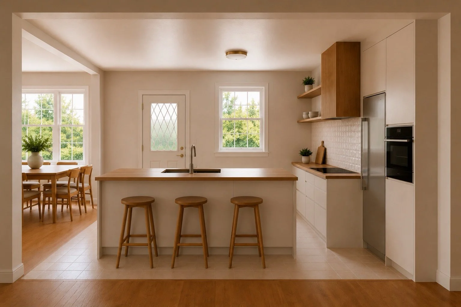 The Kitchen - Open & Functional