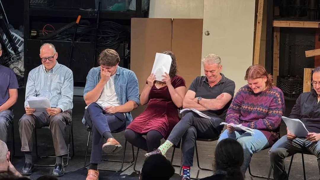 Alexander in a staged reading at Naked Angels. 