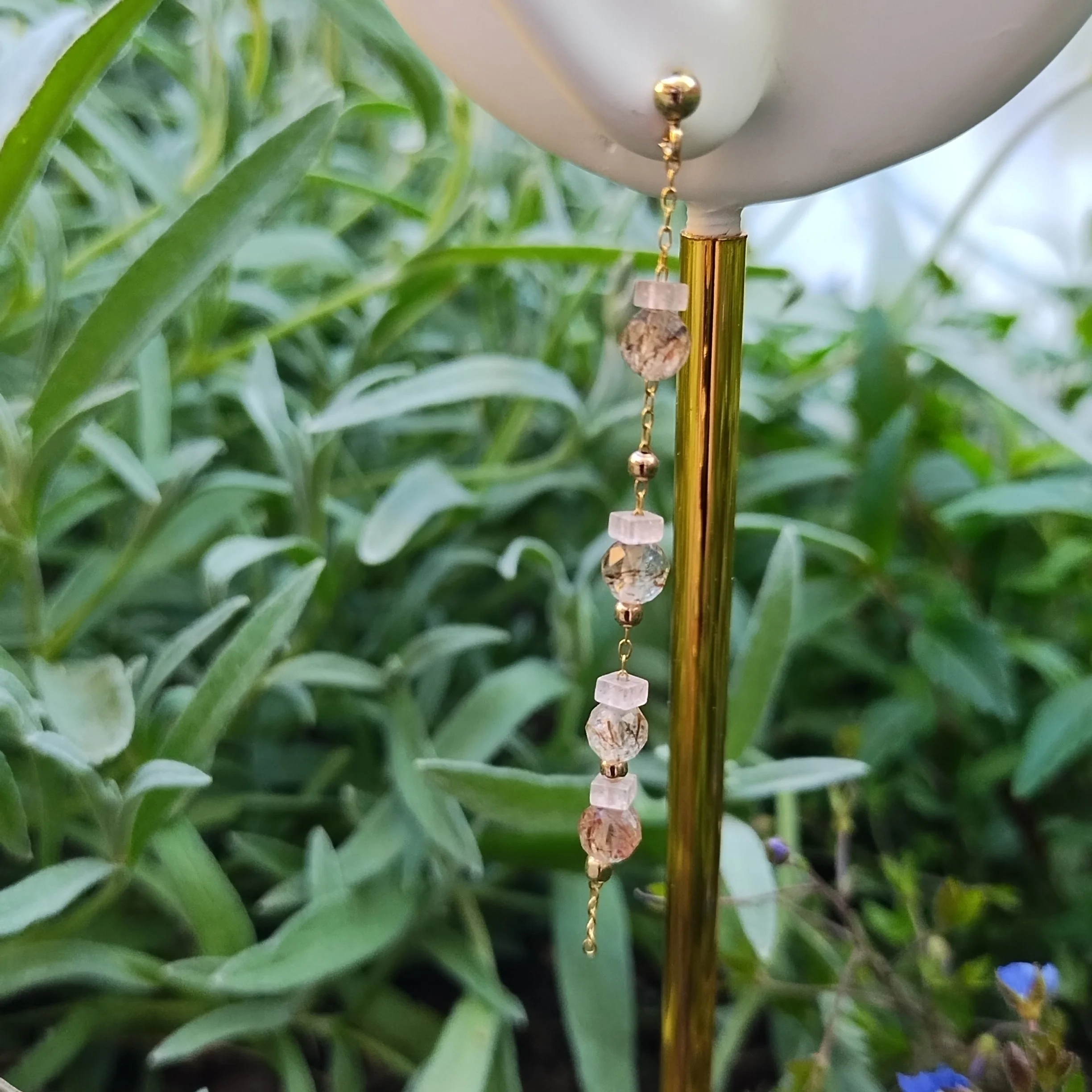 Strawberry Quartz Forever Earring #1