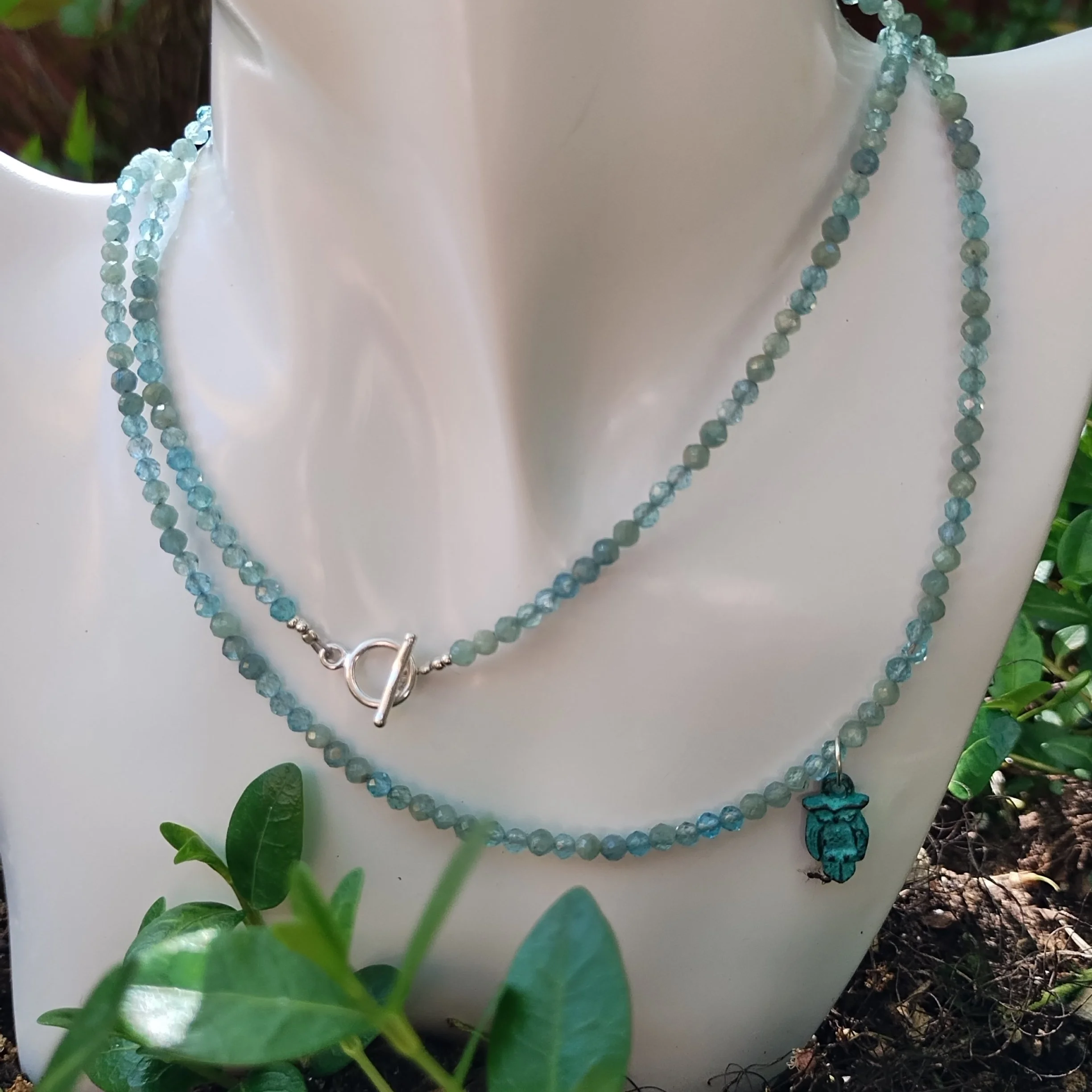 Owl Baby Double strand necklace