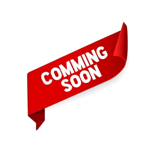 Red ribbon with the words 'Coming Soon' in white text.