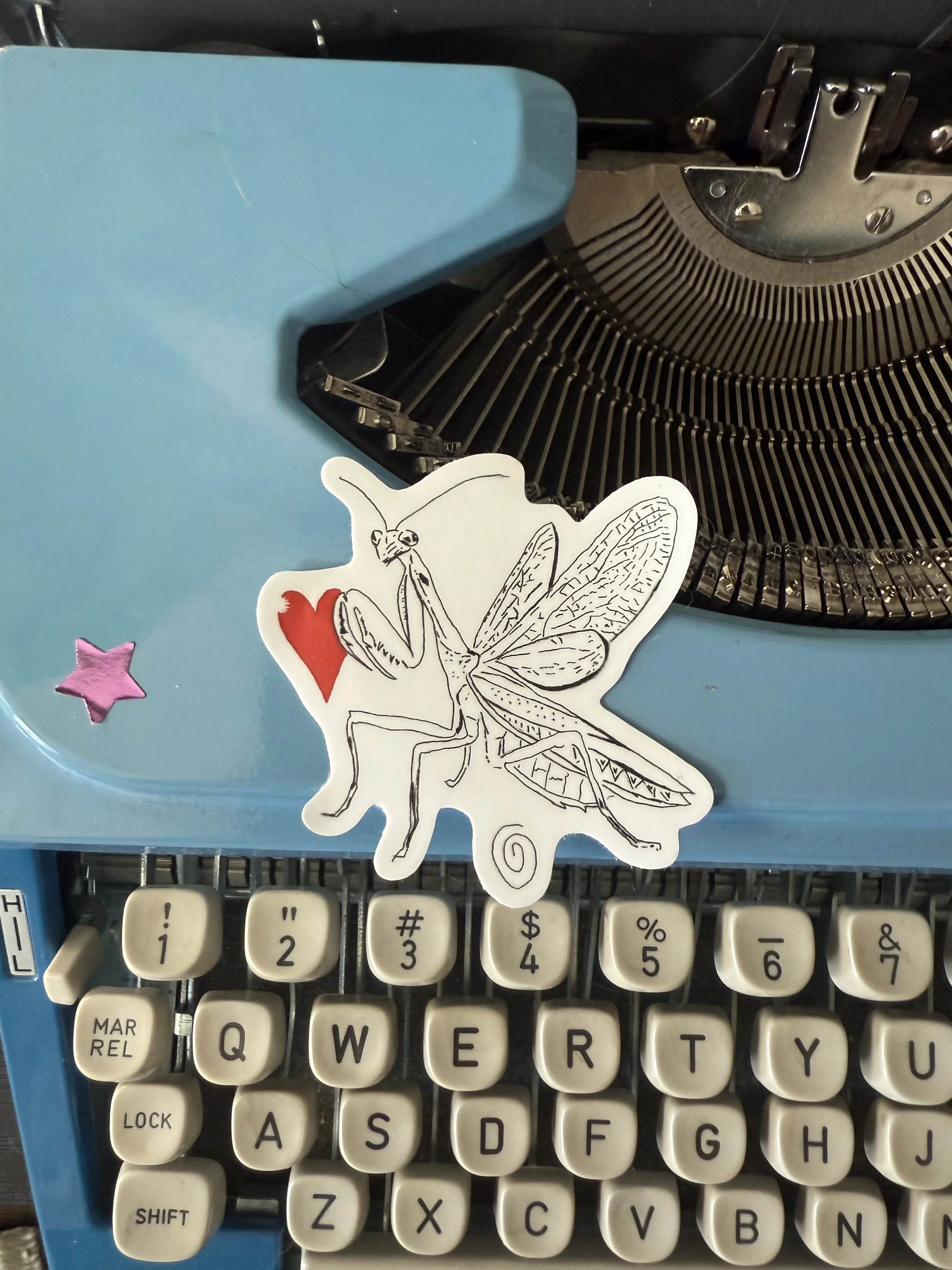mantis sticker