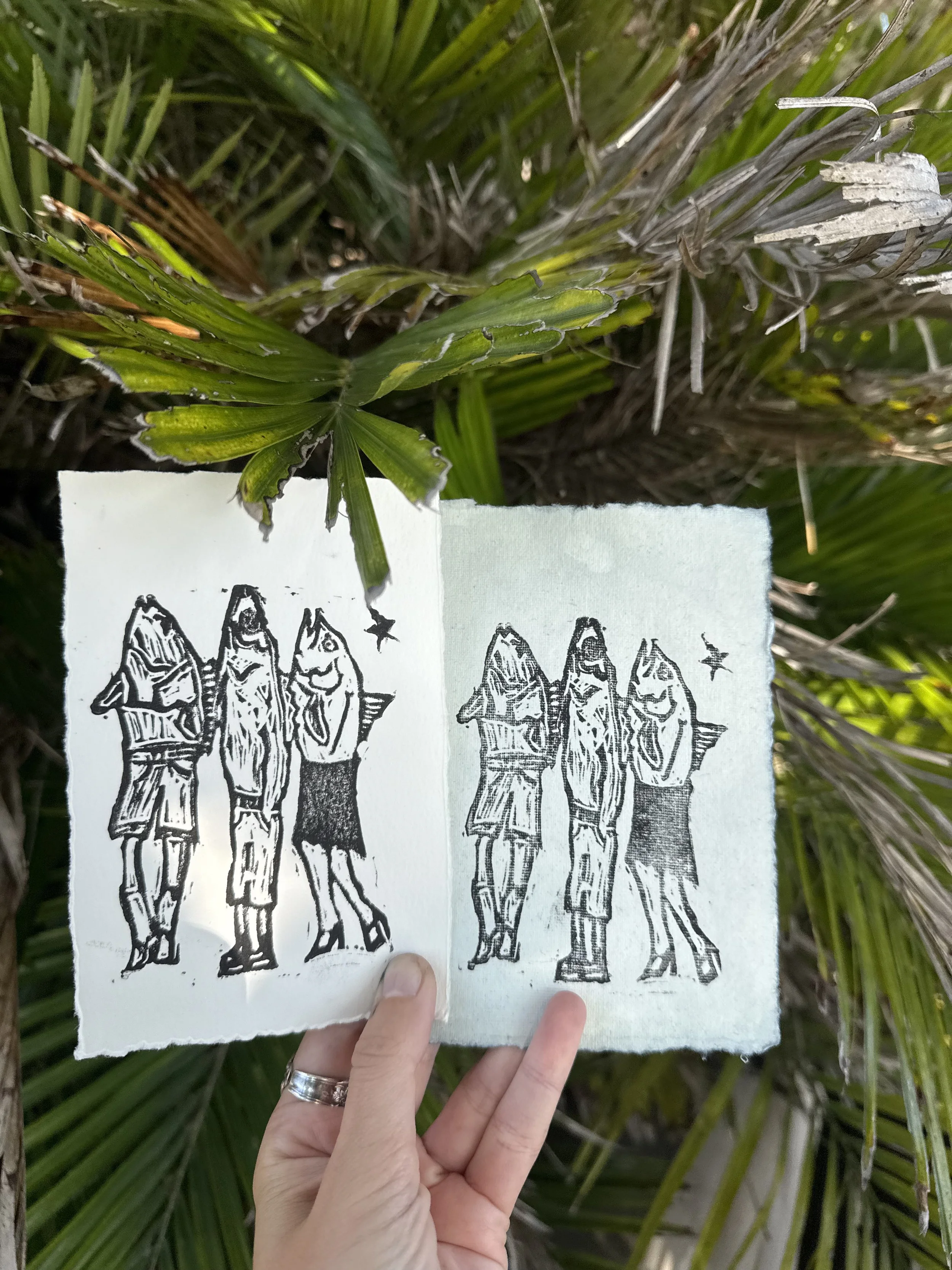 weird fish 4x6 print